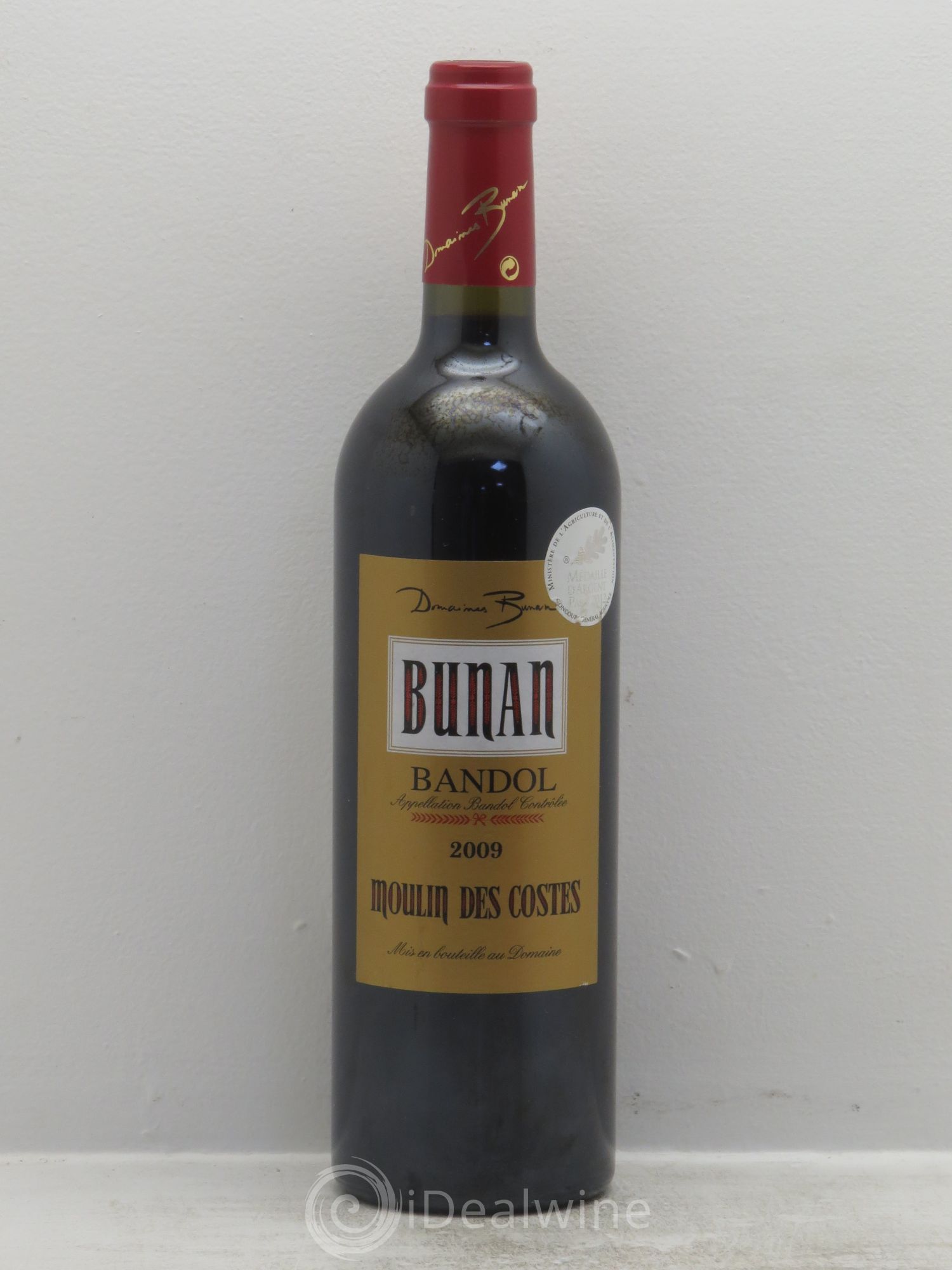 Bandol Bunan -Moulin des Costes (sans prix de réserve) 2009 - Posten von 1 Flasche - 0