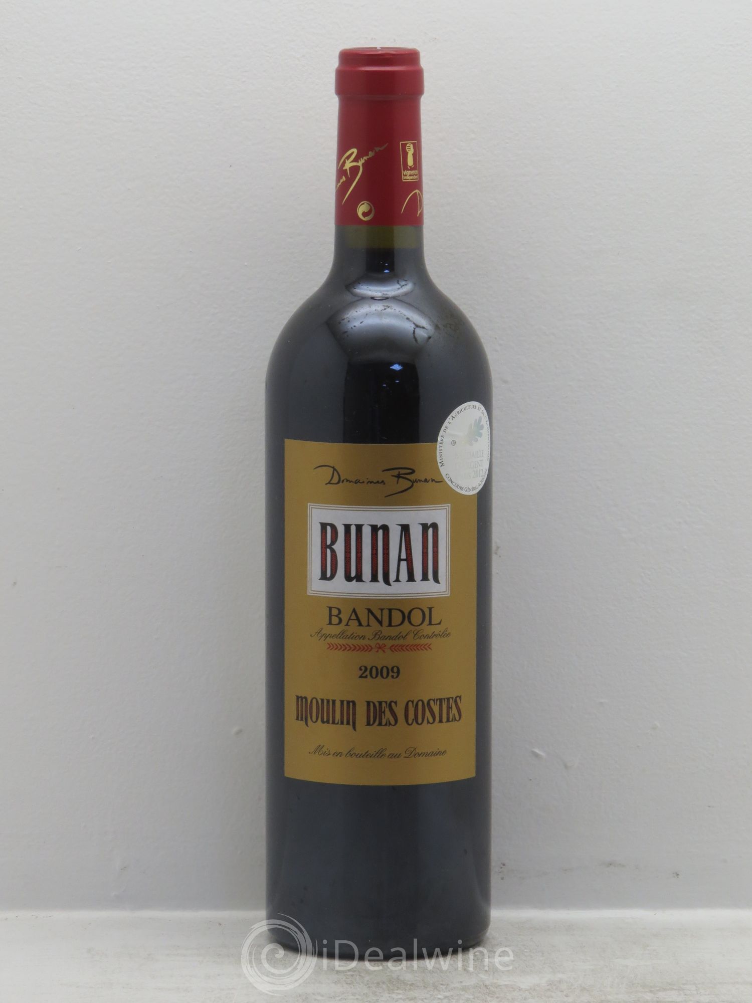 Bandol Bunan -Moulin des Costes (sans prix de réserve) 2009 - Posten von 1 Flasche - 0