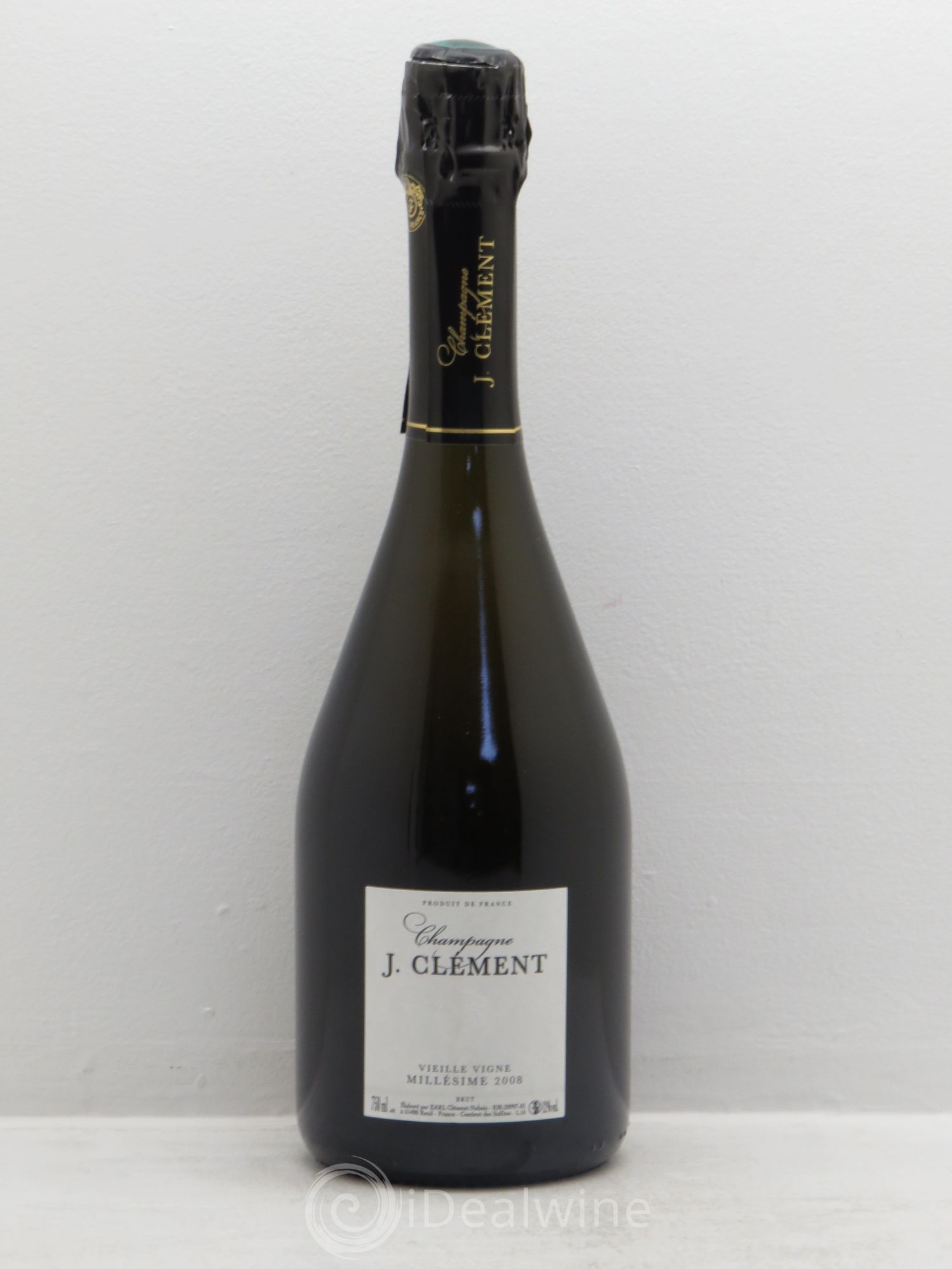 Champagne Vieilles vignes J.Clément (sans prix de réserve) 2008 - Posten von 1 Flasche - 0