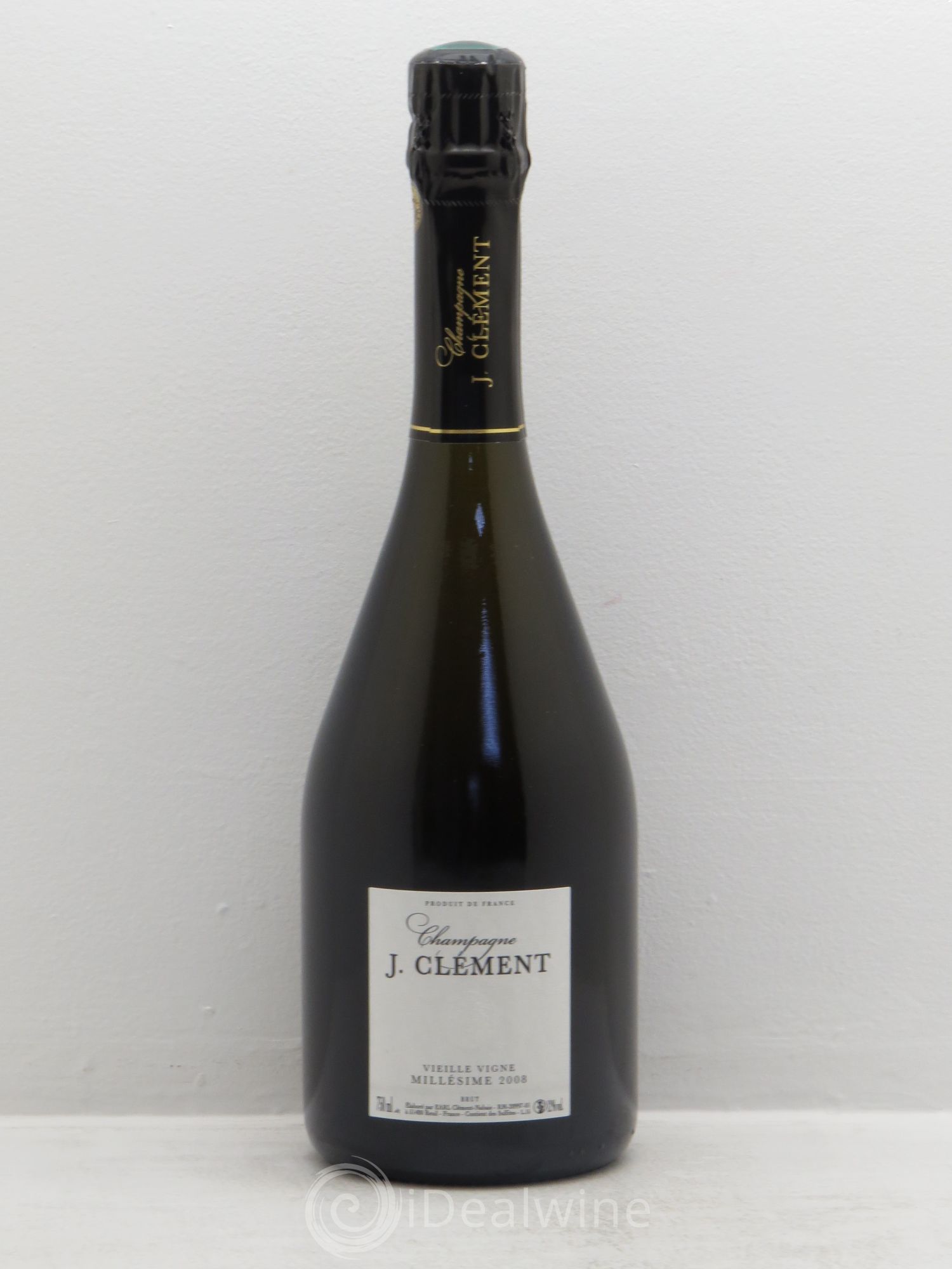 Champagne Vieilles vignes J.Clément (sans prix de réserve) 2008 - Posten von 1 Flasche - 0