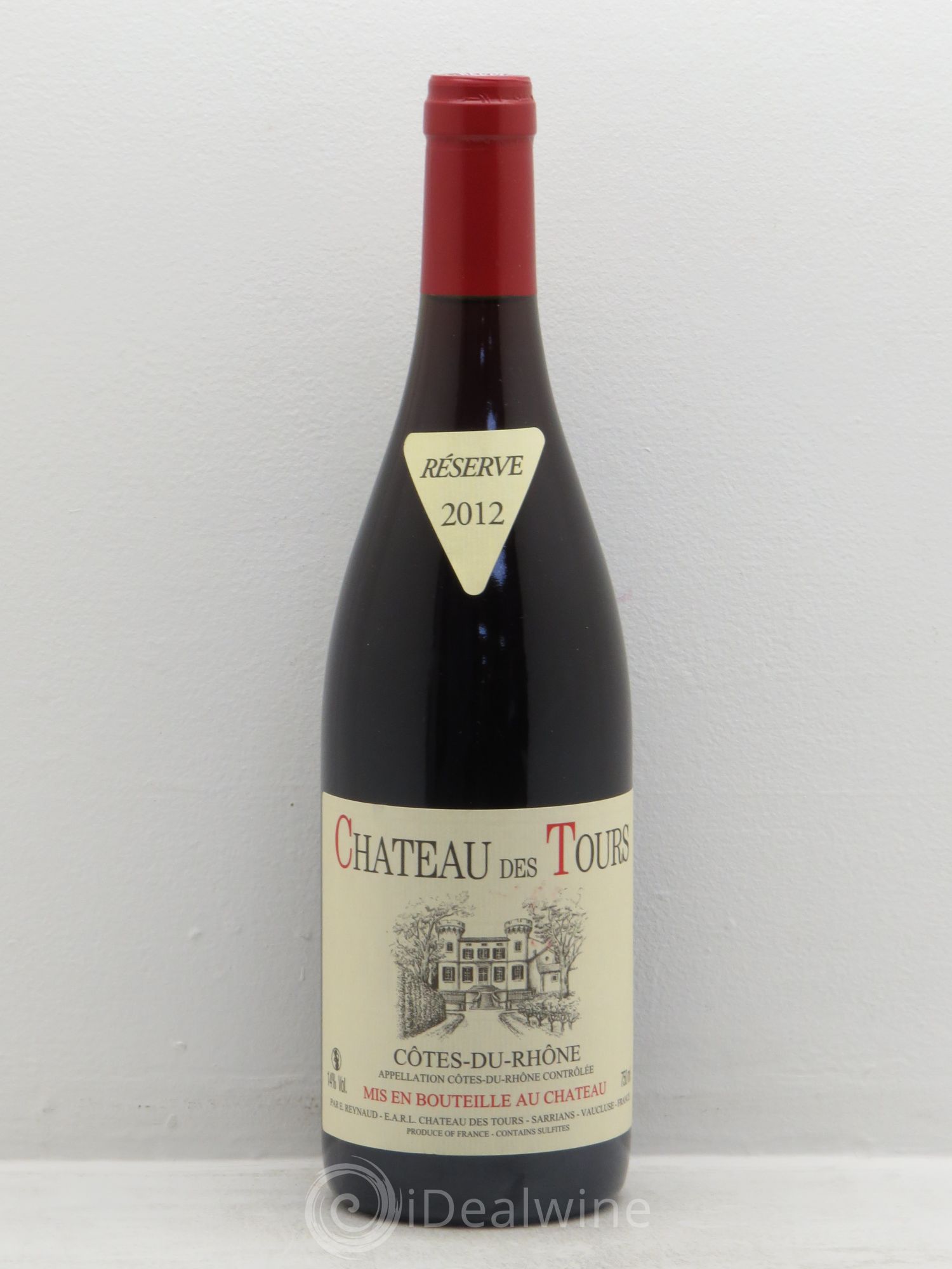 Côtes-du-Rhône Château des Tours Emmanuel Reynaud (sans prix de réserve) 2012 - Lot de 1 bouteille - 0