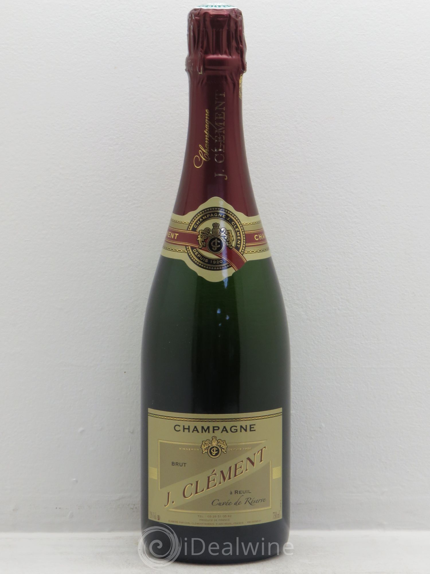 Champagne J.Clément (sans prix de réserve) - Posten von 1 Flasche - 0