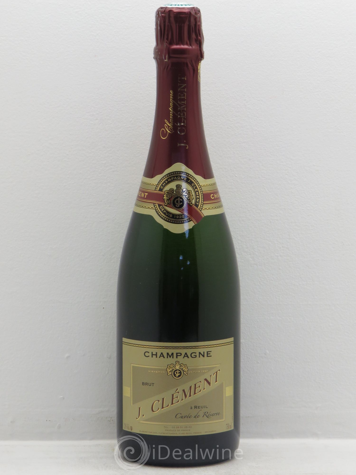 Champagne J.Clément (sans prix de réserve) - Posten von 1 Flasche - 0
