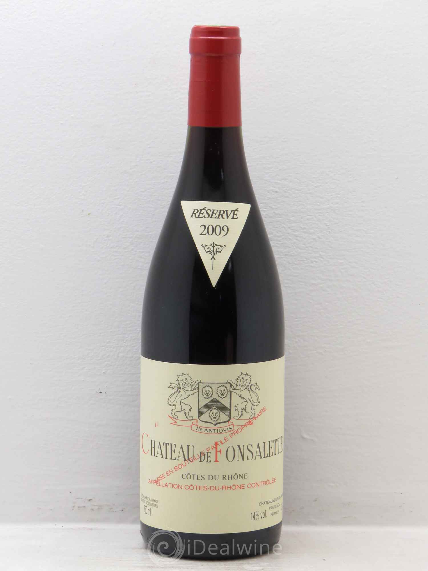 Côtes-du-Rhône Château de Fonsalette Emmanuel Reynaud (sans prix de réserve) 2009 - Lot de 1 bouteille - 0