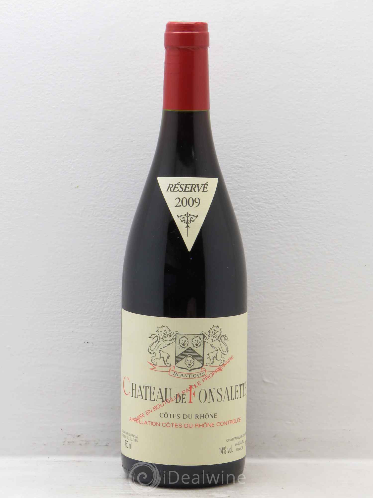 Côtes-du-Rhône Château de Fonsalette Emmanuel Reynaud (sans prix de réserve) 2009 - Lot de 1 bouteille - 0