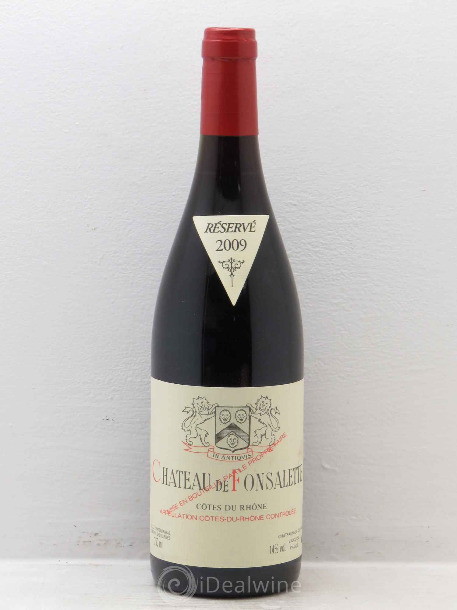 Côtes-du-Rhône Château de Fonsalette Emmanuel Reynaud (sans prix de réserve) 2009 - Lot de 1 bouteille - 0