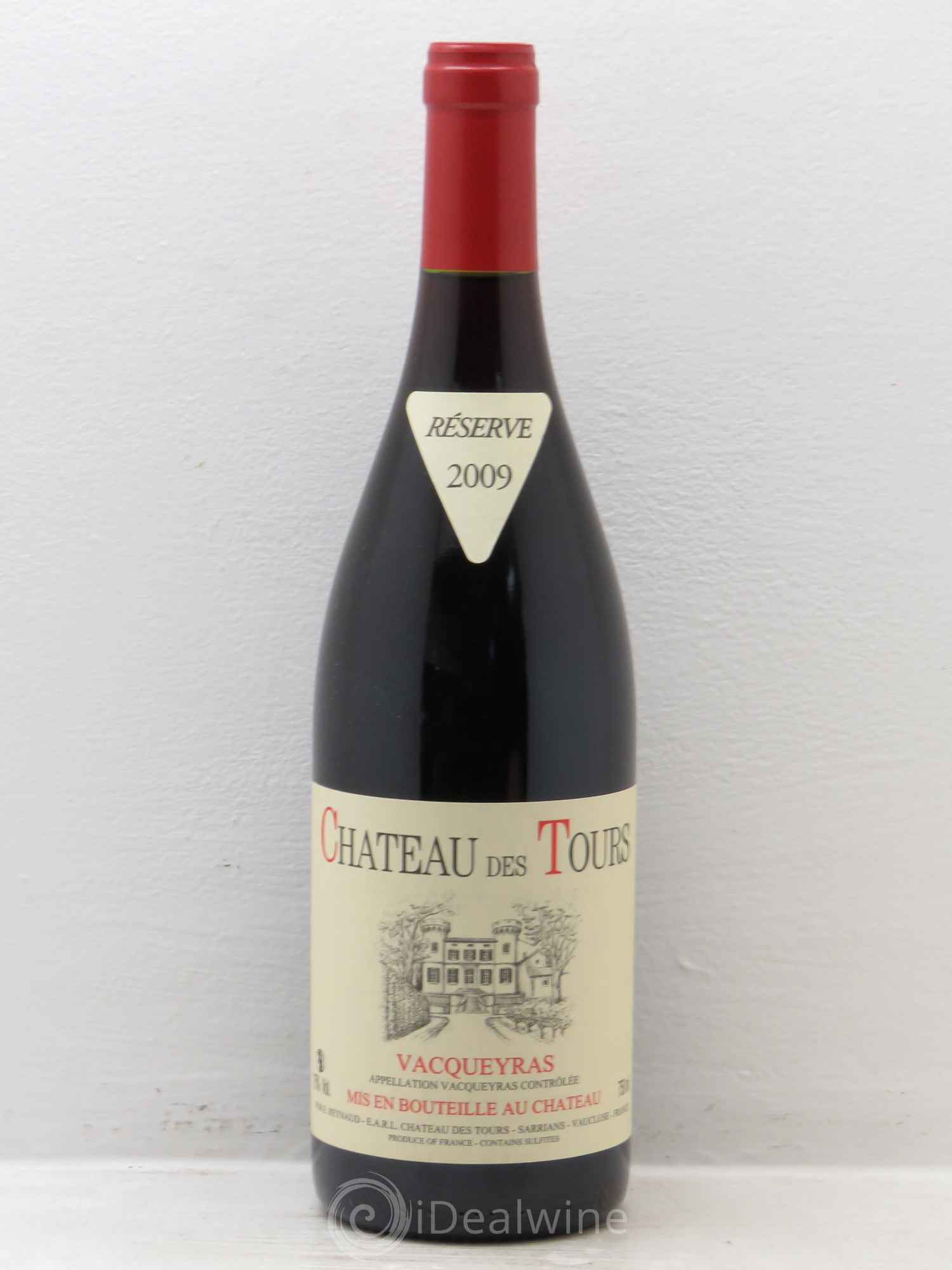 Vacqueyras Château des Tours Emmanuel Reynaud (sans prix de réserve) 2009 - Lot de 1 bouteille - 0