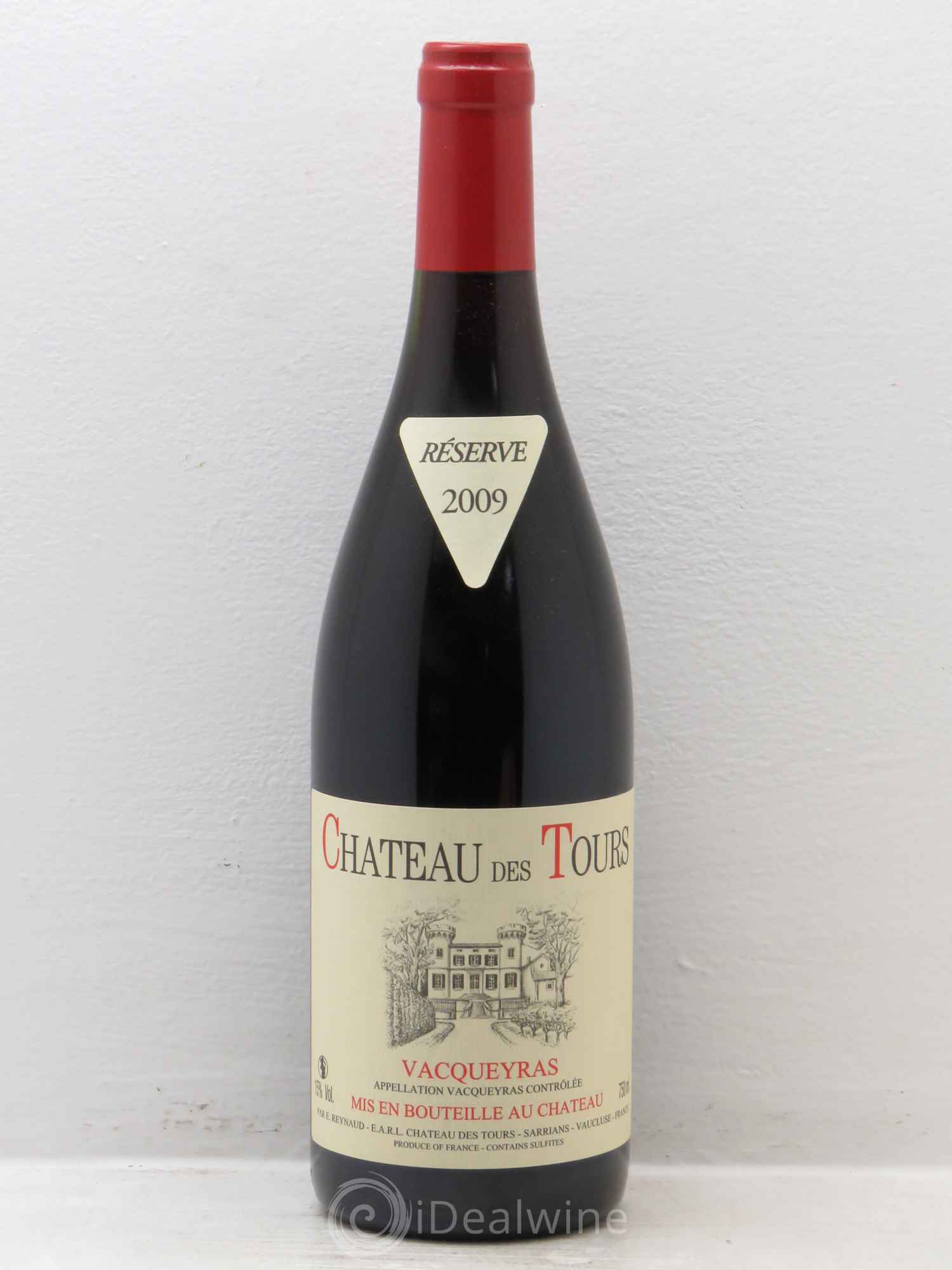 Vacqueyras Château des Tours Emmanuel Reynaud (sans prix de réserve) 2009 - Lot de 1 bouteille - 0