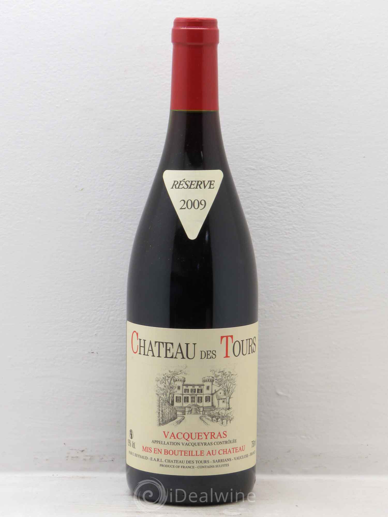 Vacqueyras Château des Tours Emmanuel Reynaud (sans prix de réserve) 2009 - Lot de 1 bouteille - 0