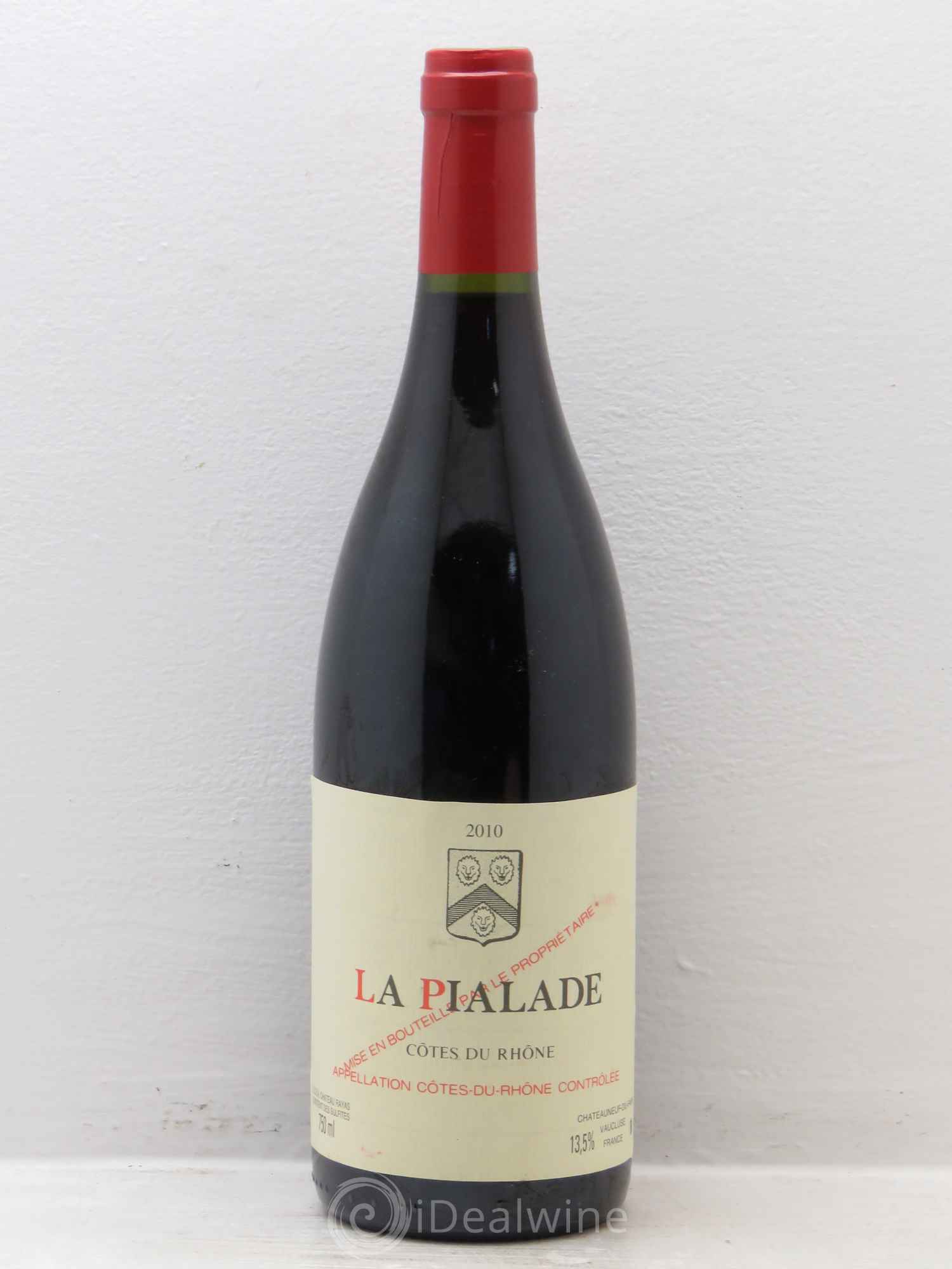 Côtes-du-Rhône La Pialade Emmanuel Reynaud 2010 - Lot de 1 bouteille - 0