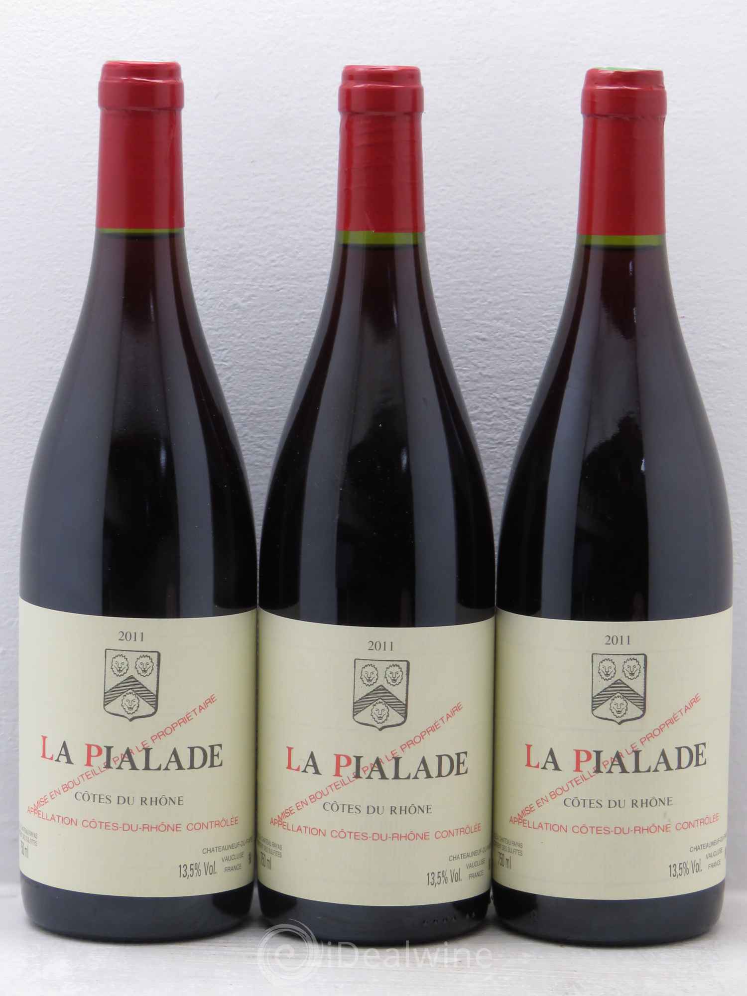 Côtes-du-Rhône La Pialade Emmanuel Reynaud 2011 - Lot de 3 bouteilles - 0