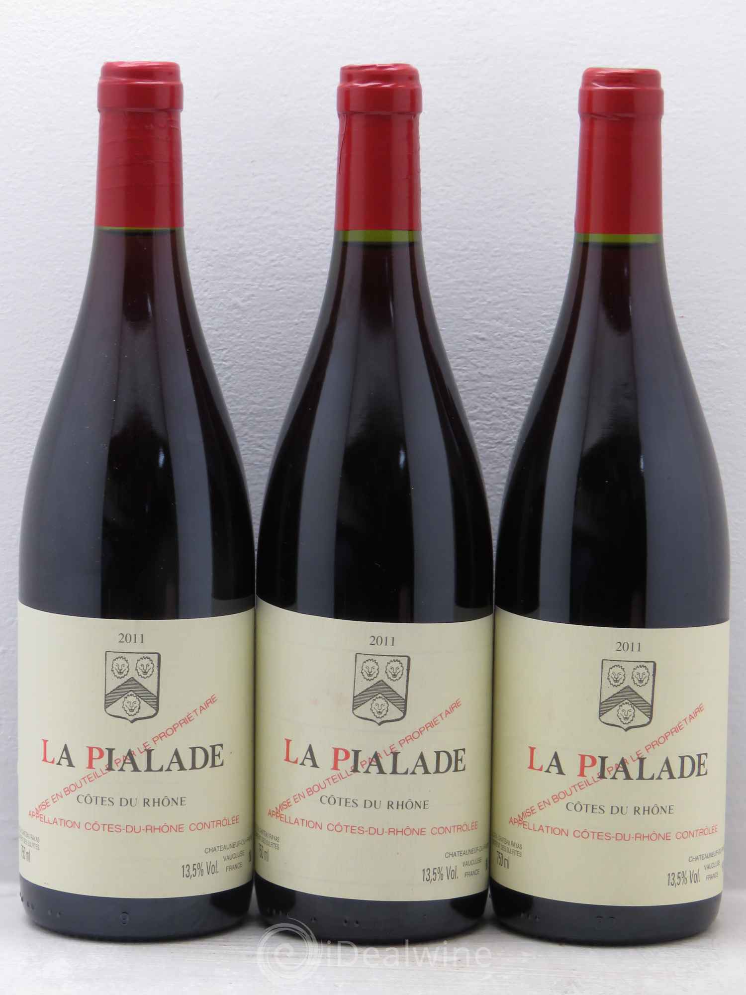 Côtes-du-Rhône La Pialade Emmanuel Reynaud 2011 - Lot de 3 bouteilles - 0