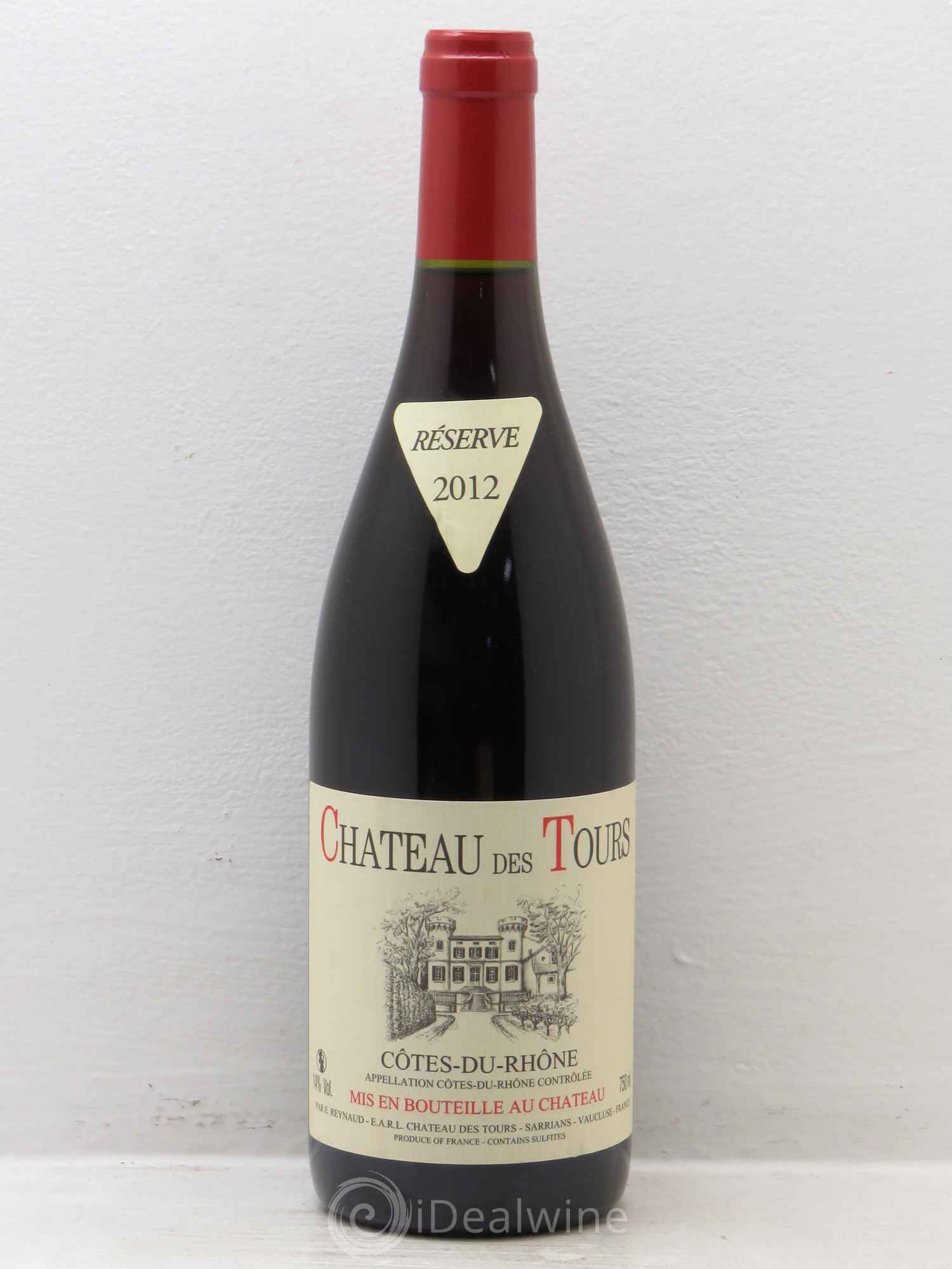 Côtes-du-Rhône Château des Tours Emmanuel Reynaud 2012 - Lot de 1 bouteille - 0
