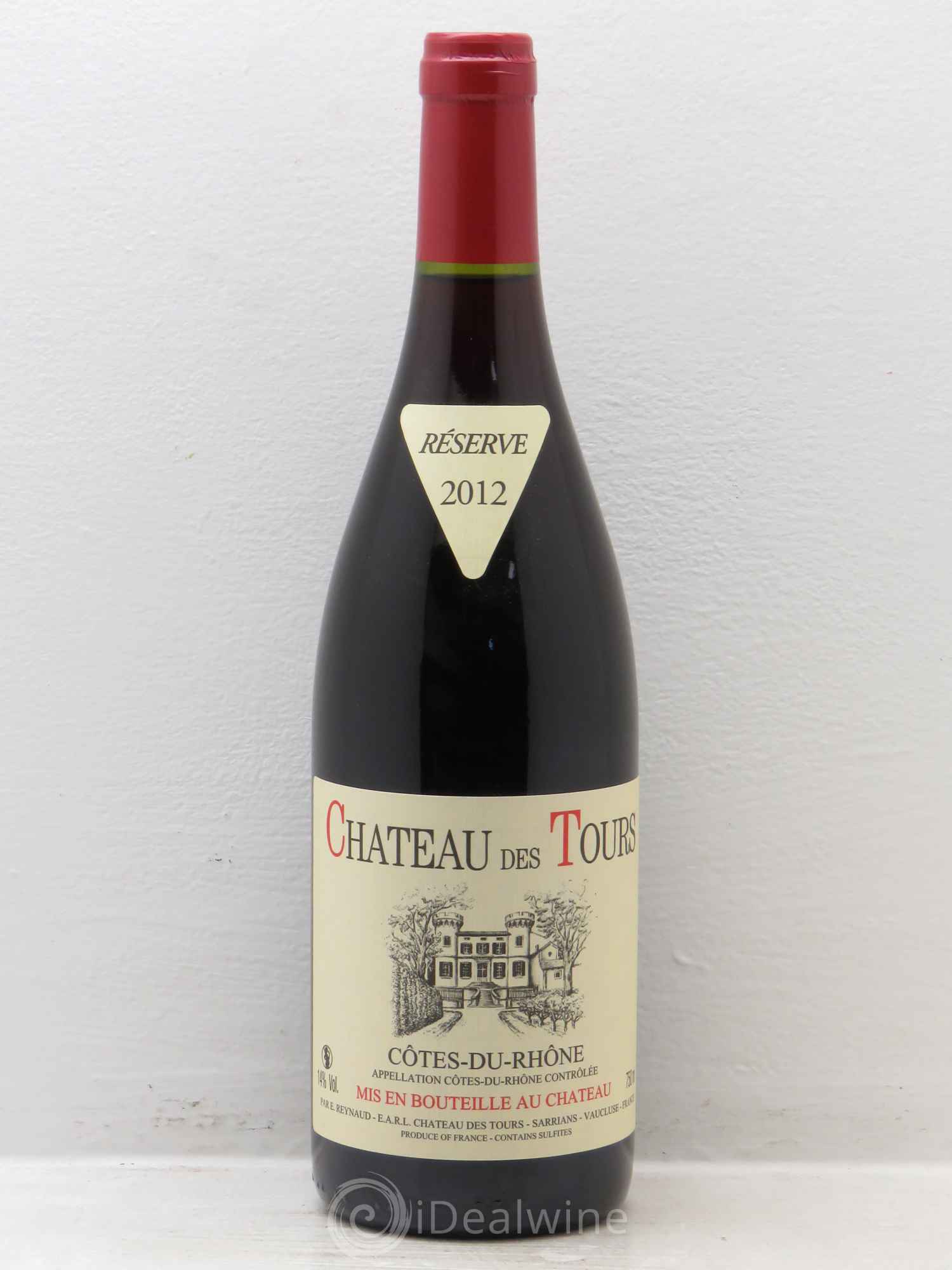 Côtes-du-Rhône Château des Tours Emmanuel Reynaud (sans prix de réserve) 2012 - Lot de 1 bouteille - 0