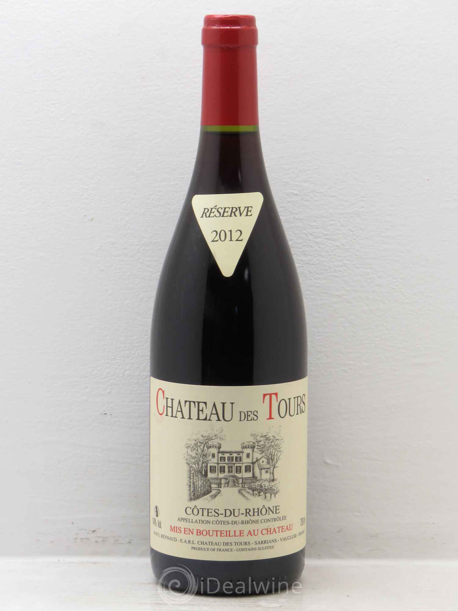 Côtes-du-Rhône Château des Tours Emmanuel Reynaud (sans prix de réserve) 2012 - Lot de 1 bouteille - 0