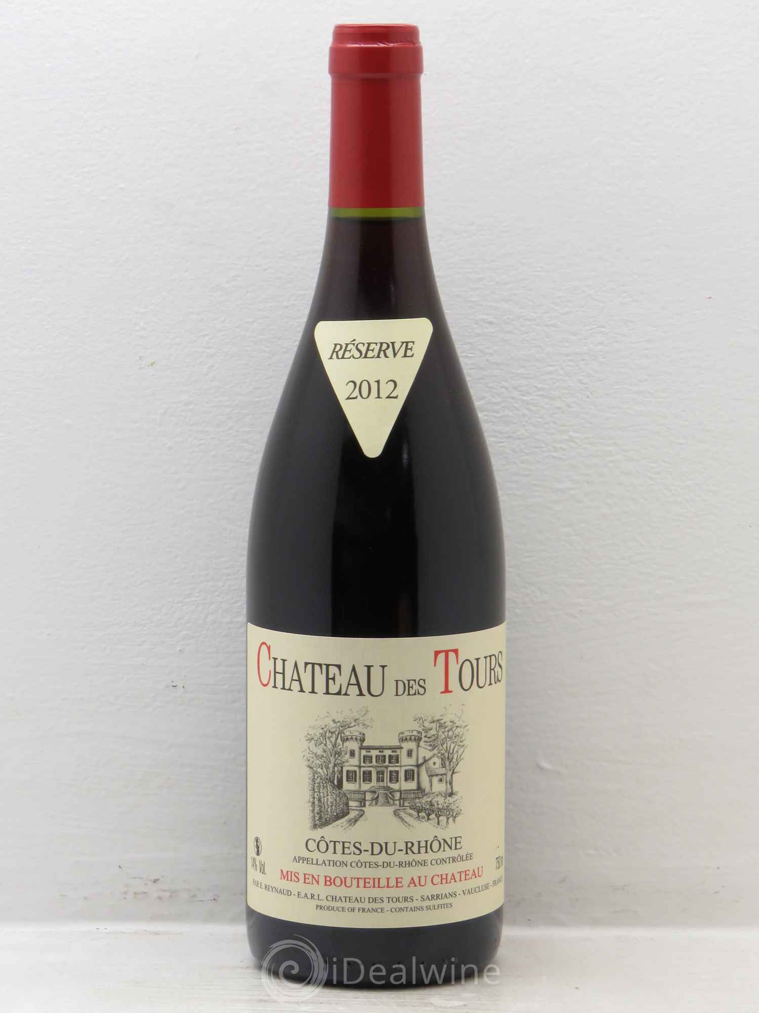 Côtes-du-Rhône Château des Tours Emmanuel Reynaud (sans prix de réserve) 2012 - Lot de 1 bouteille - 0