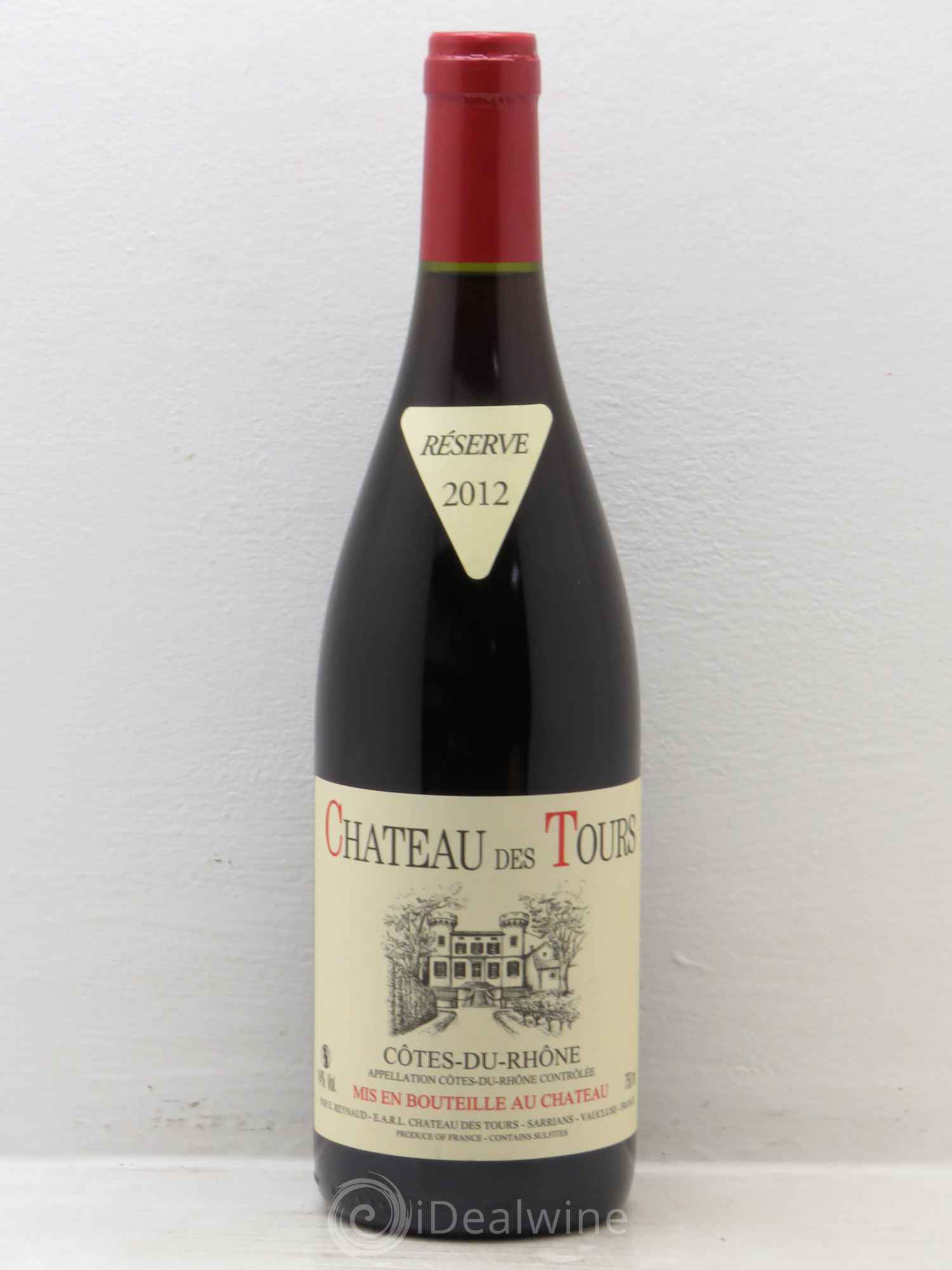 Côtes-du-Rhône Château des Tours Emmanuel Reynaud 2012 - Lot de 1 bouteille - 0