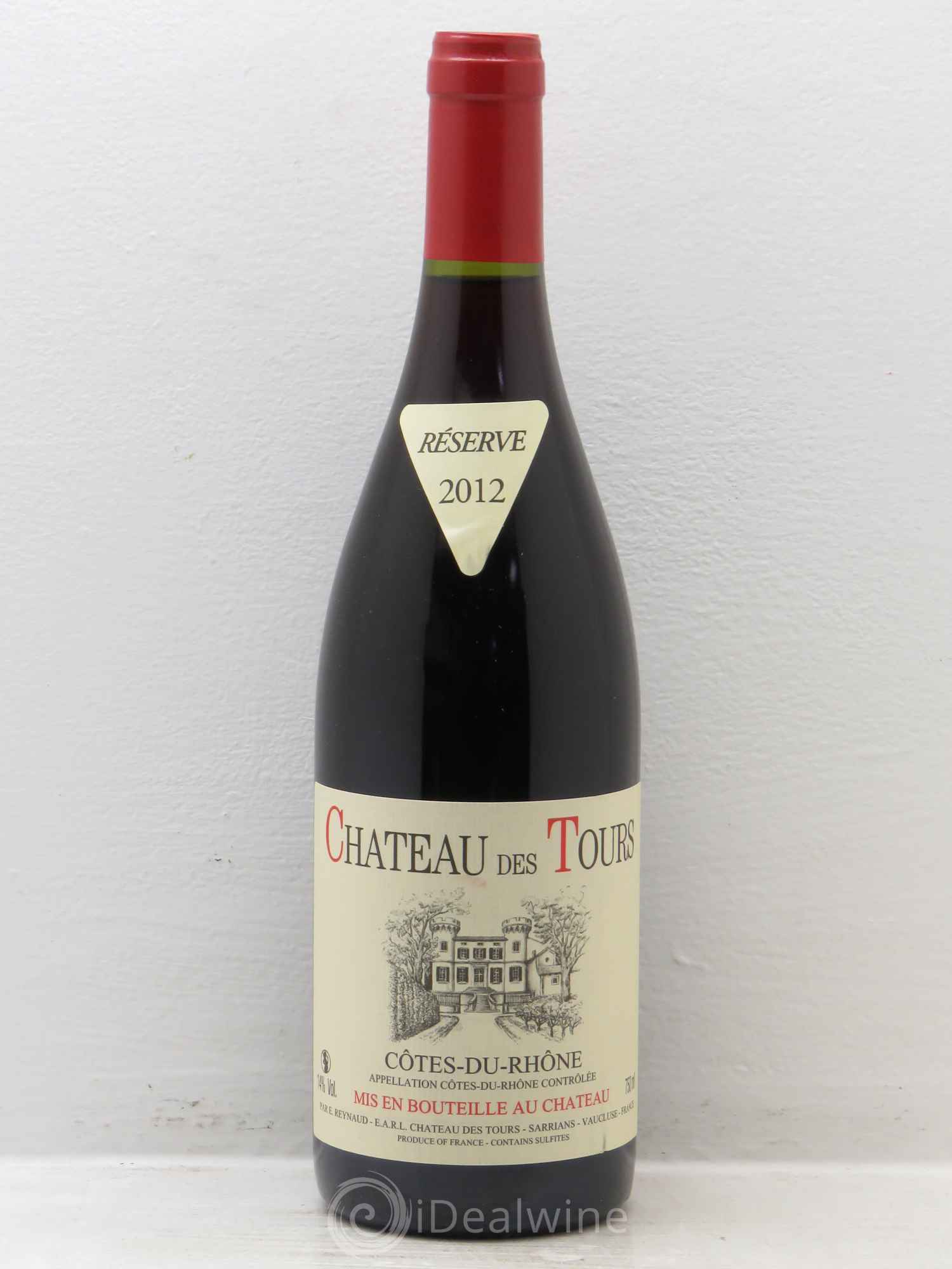 Côtes-du-Rhône Château des Tours Emmanuel Reynaud (sans prix de réserve) 2012 - Lot de 1 bouteille - 0