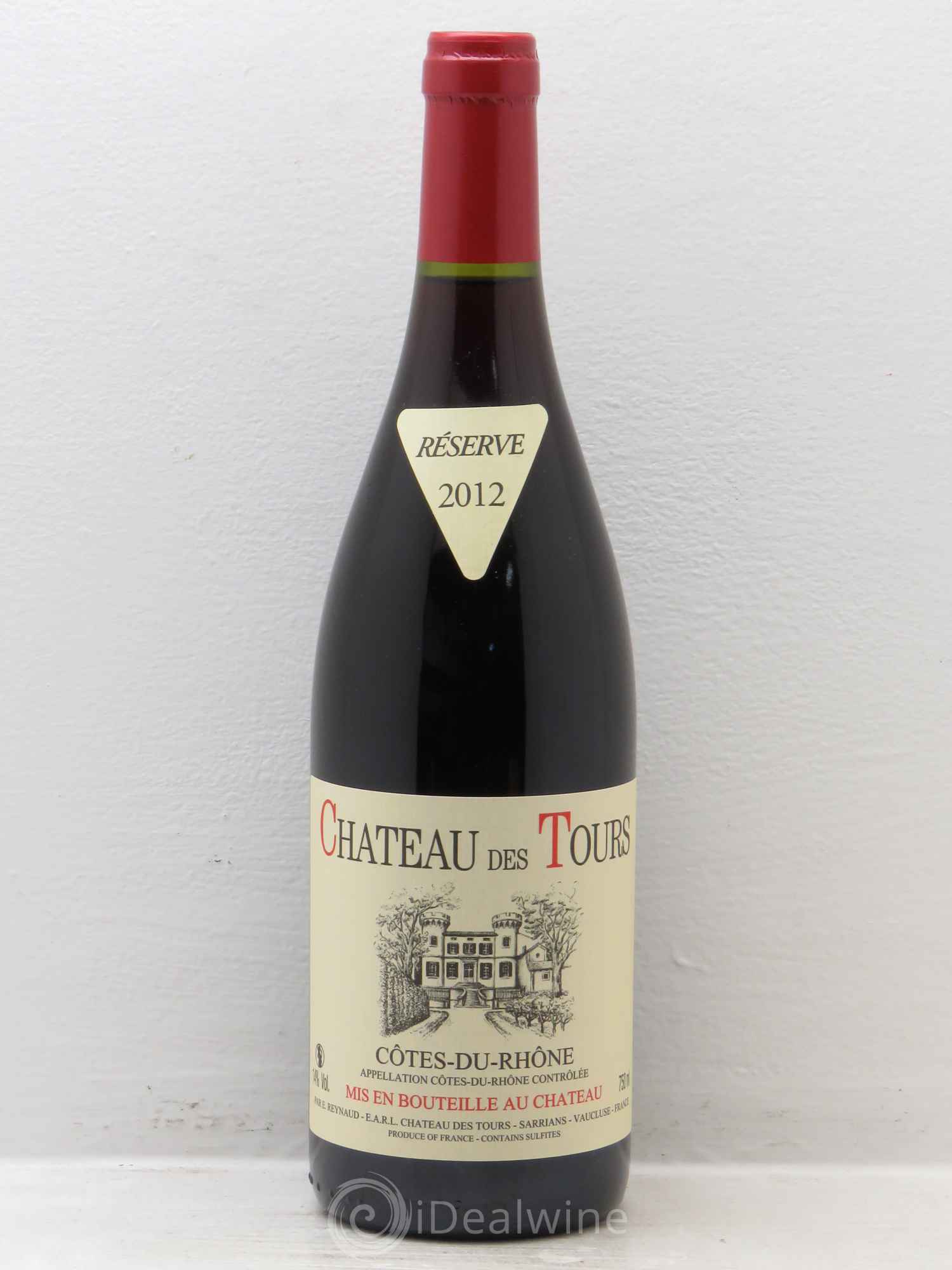 Côtes-du-Rhône Château des Tours Emmanuel Reynaud 2012 - Lot de 1 bouteille - 0