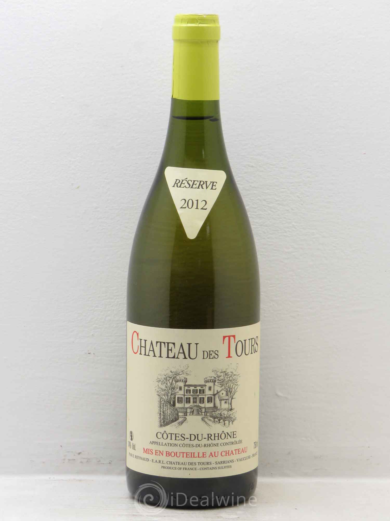 Côtes-du-Rhône Château des Tours Emmanuel Reynaud 2012 - Lot de 1 bouteille - 0