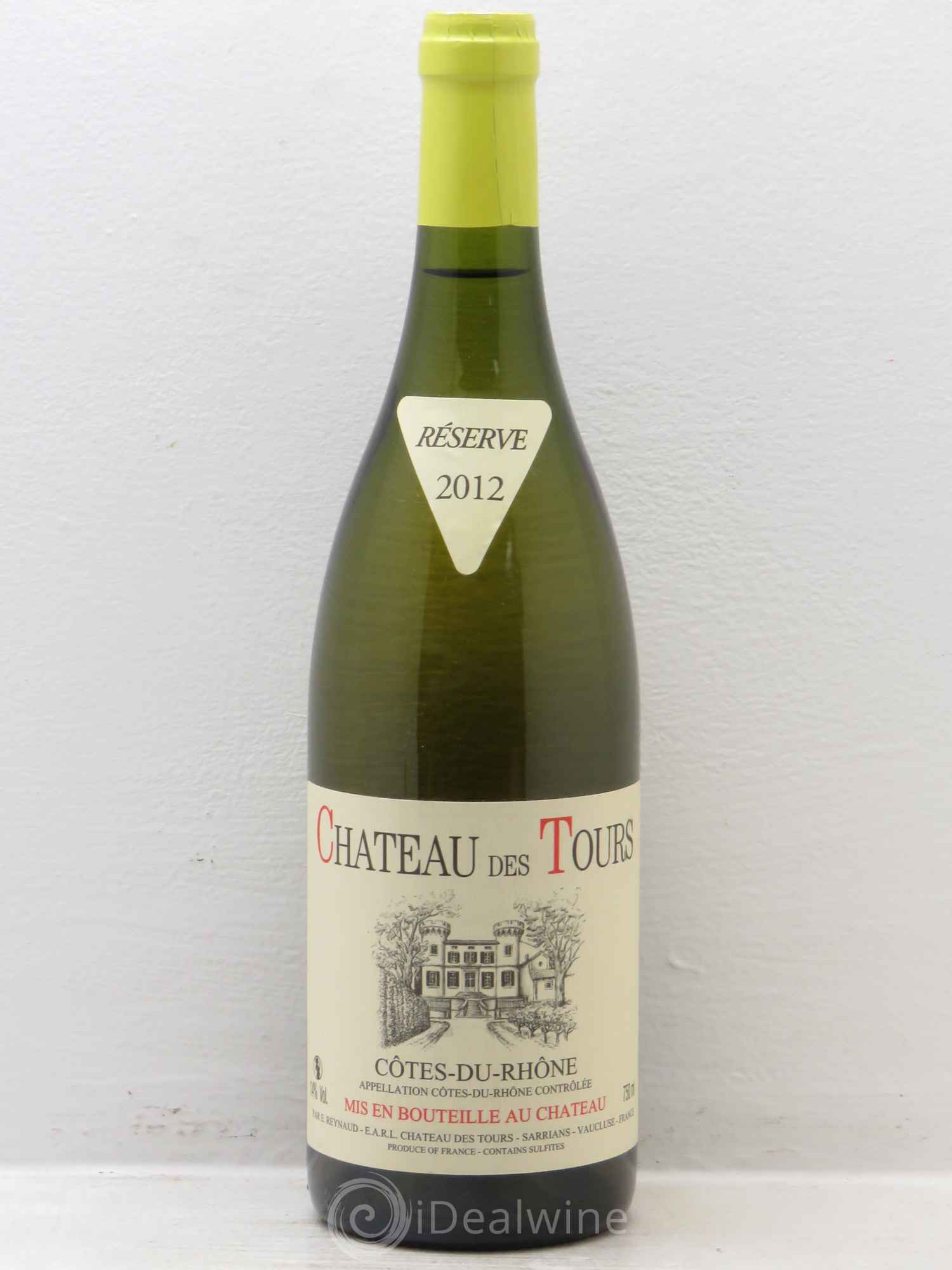 Côtes-du-Rhône Château des Tours Emmanuel Reynaud (sans prix de réserve) 2012 - Lot de 1 bouteille - 0