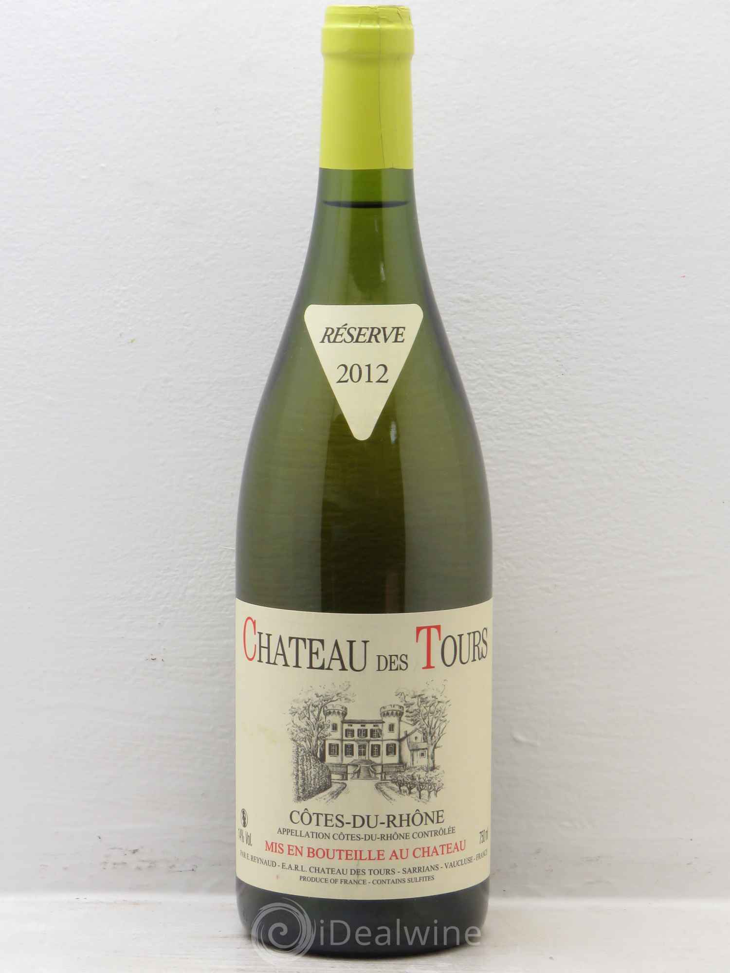 Côtes-du-Rhône Château des Tours Emmanuel Reynaud (sans prix de réserve) 2012 - Lot de 1 bouteille - 0