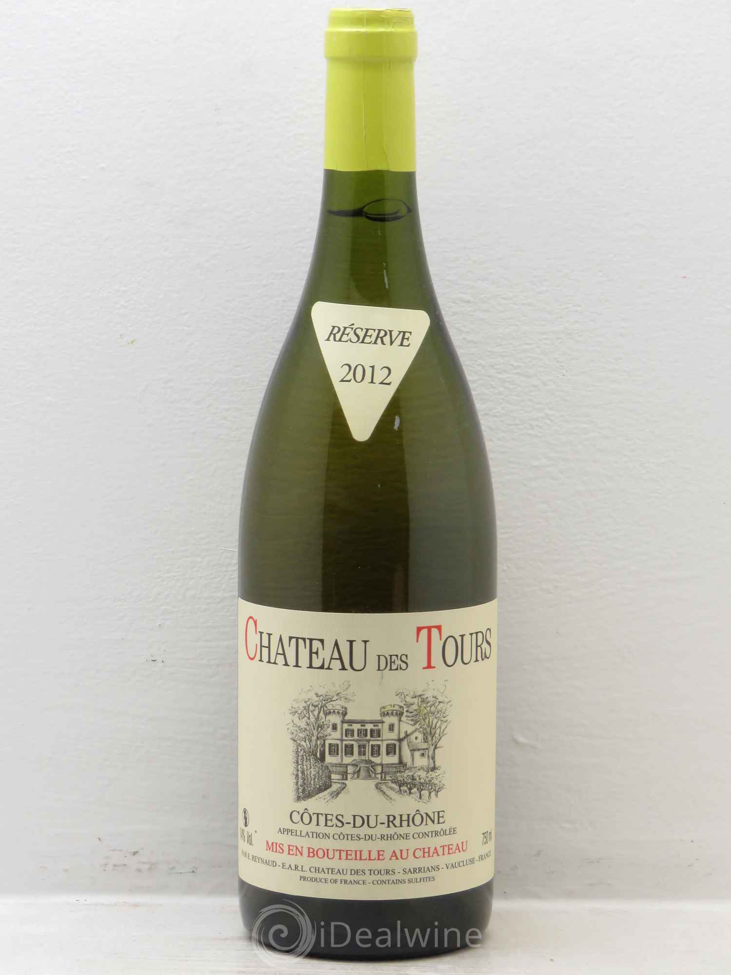 Côtes-du-Rhône Château des Tours Emmanuel Reynaud 2012 - Lot de 1 bouteille - 0