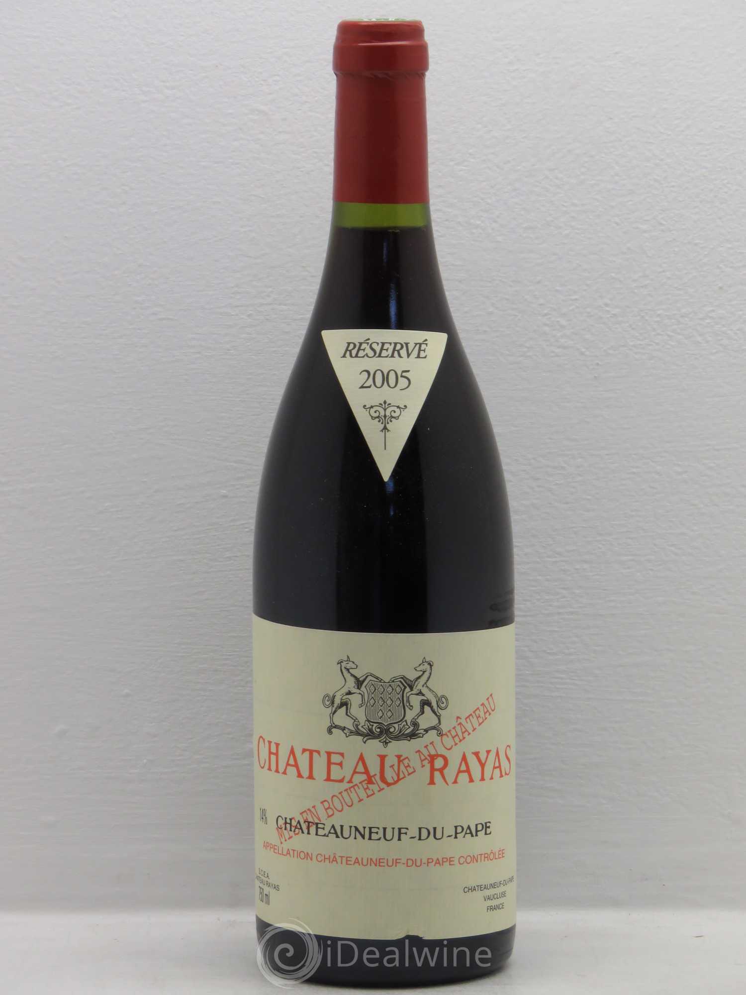 Châteauneuf-du-Pape Château Rayas Emmanuel Reynaud 2005 - Lot de 1 bouteille - 0
