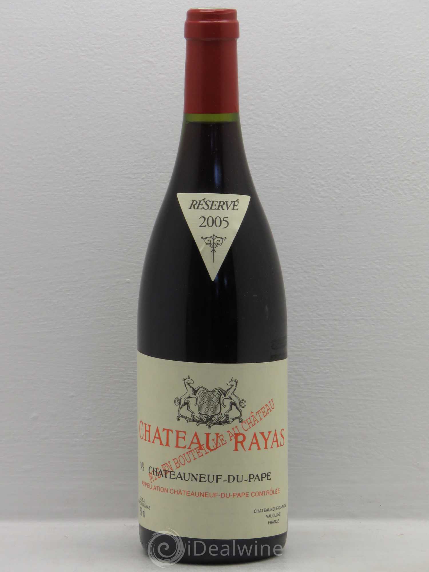 Châteauneuf-du-Pape Château Rayas Emmanuel Reynaud 2005 - Lot de 1 bouteille - 0