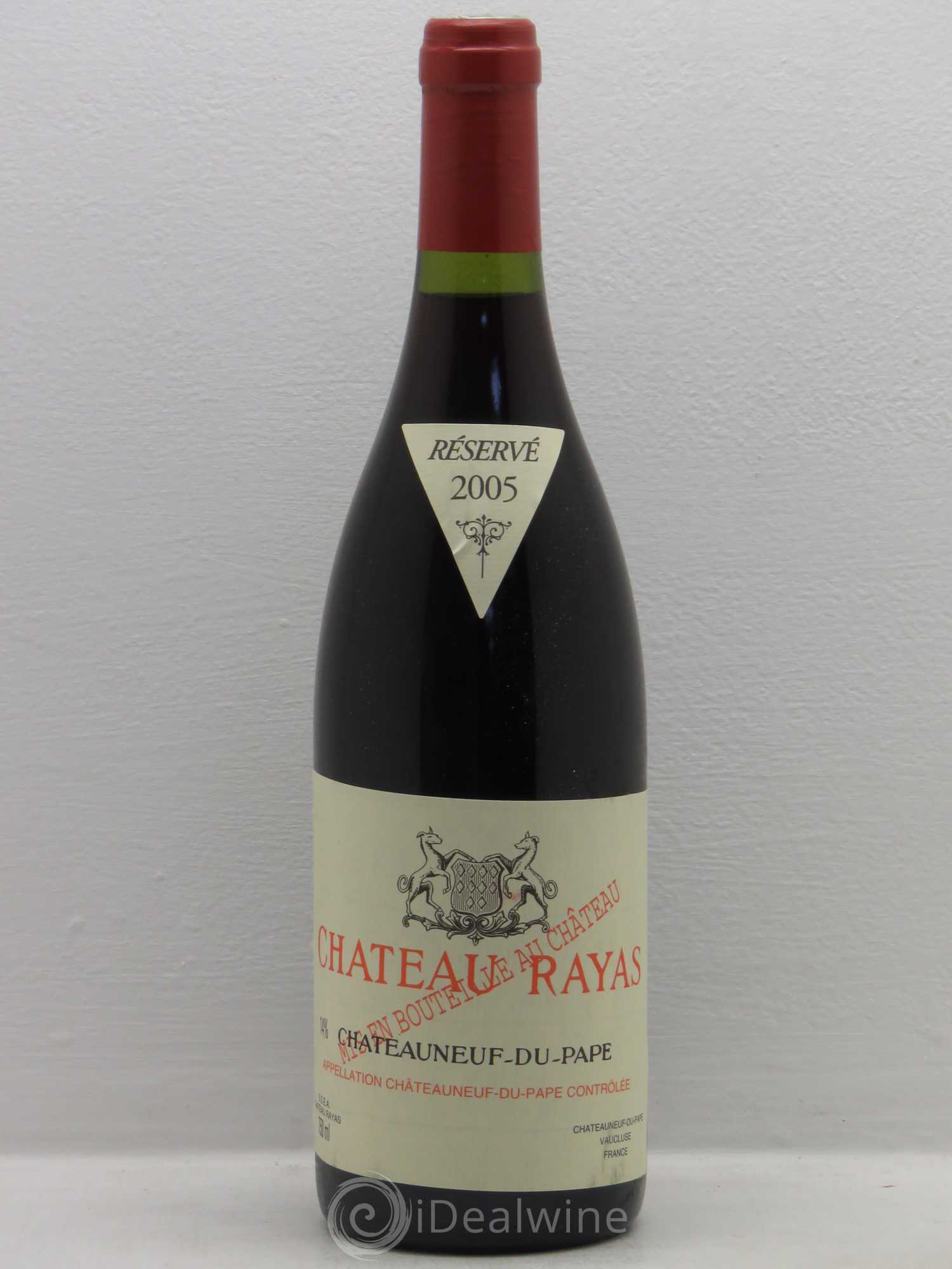 Châteauneuf-du-Pape Château Rayas Emmanuel Reynaud 2005 - Lot de 1 bouteille - 0