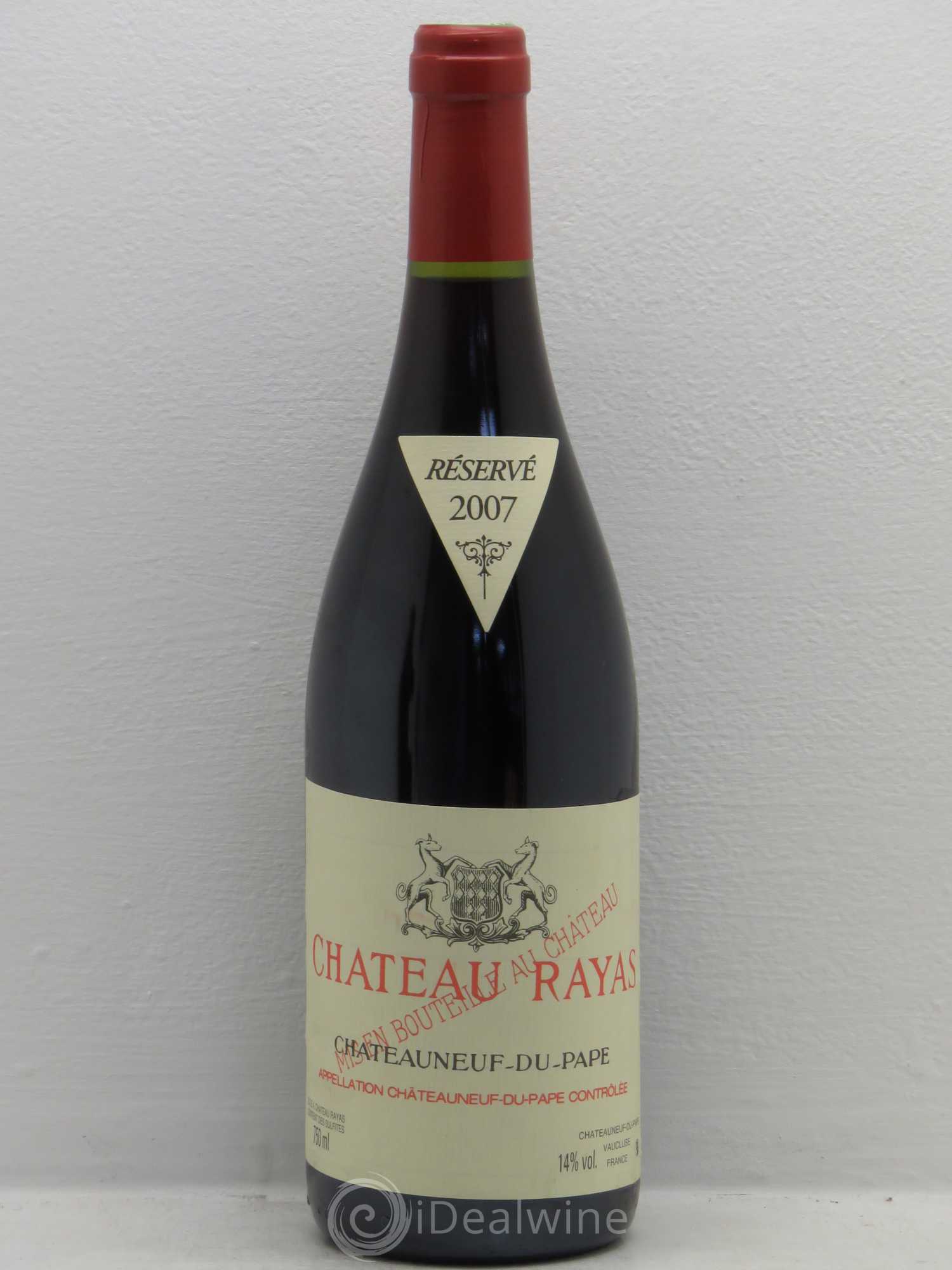 Châteauneuf-du-Pape Château Rayas Emmanuel Reynaud 2007 - Lot de 1 bouteille - 0