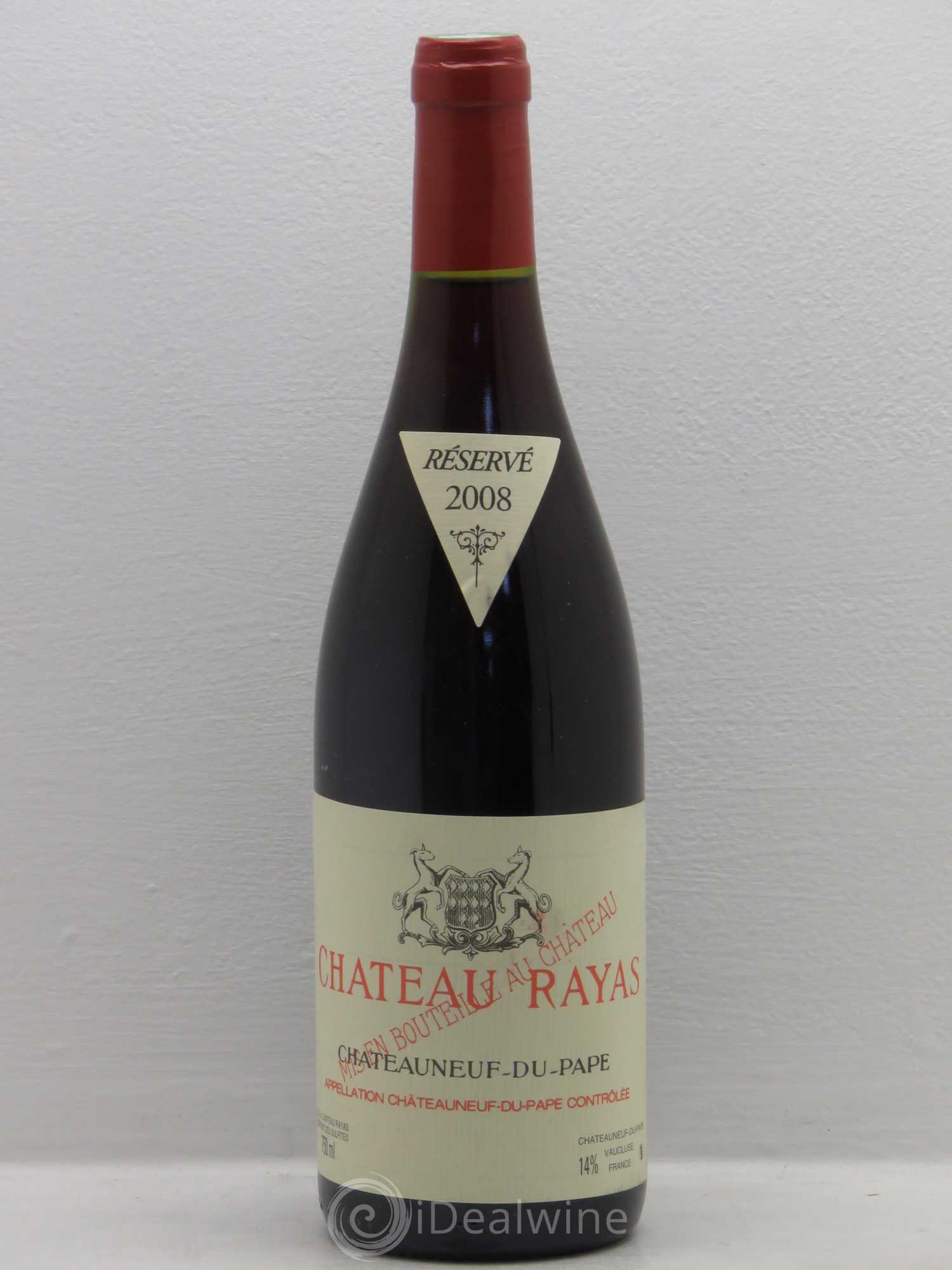 Châteauneuf-du-Pape Château Rayas Emmanuel Reynaud 2008 - Lot de 1 bouteille - 0