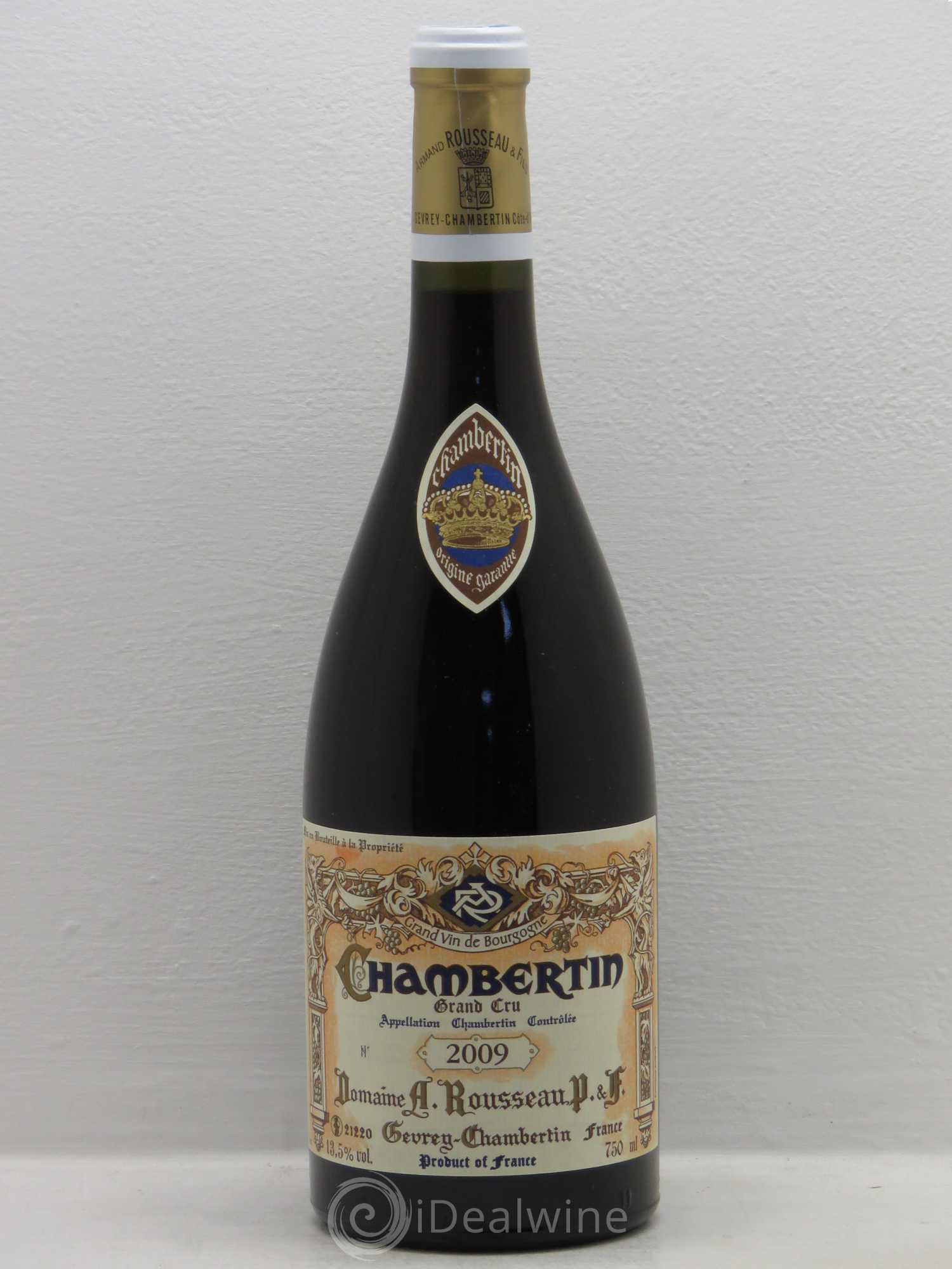 Chambertin Grand Cru Armand Rousseau (Domaine) 2009 - Lot de 1 bouteille - 0