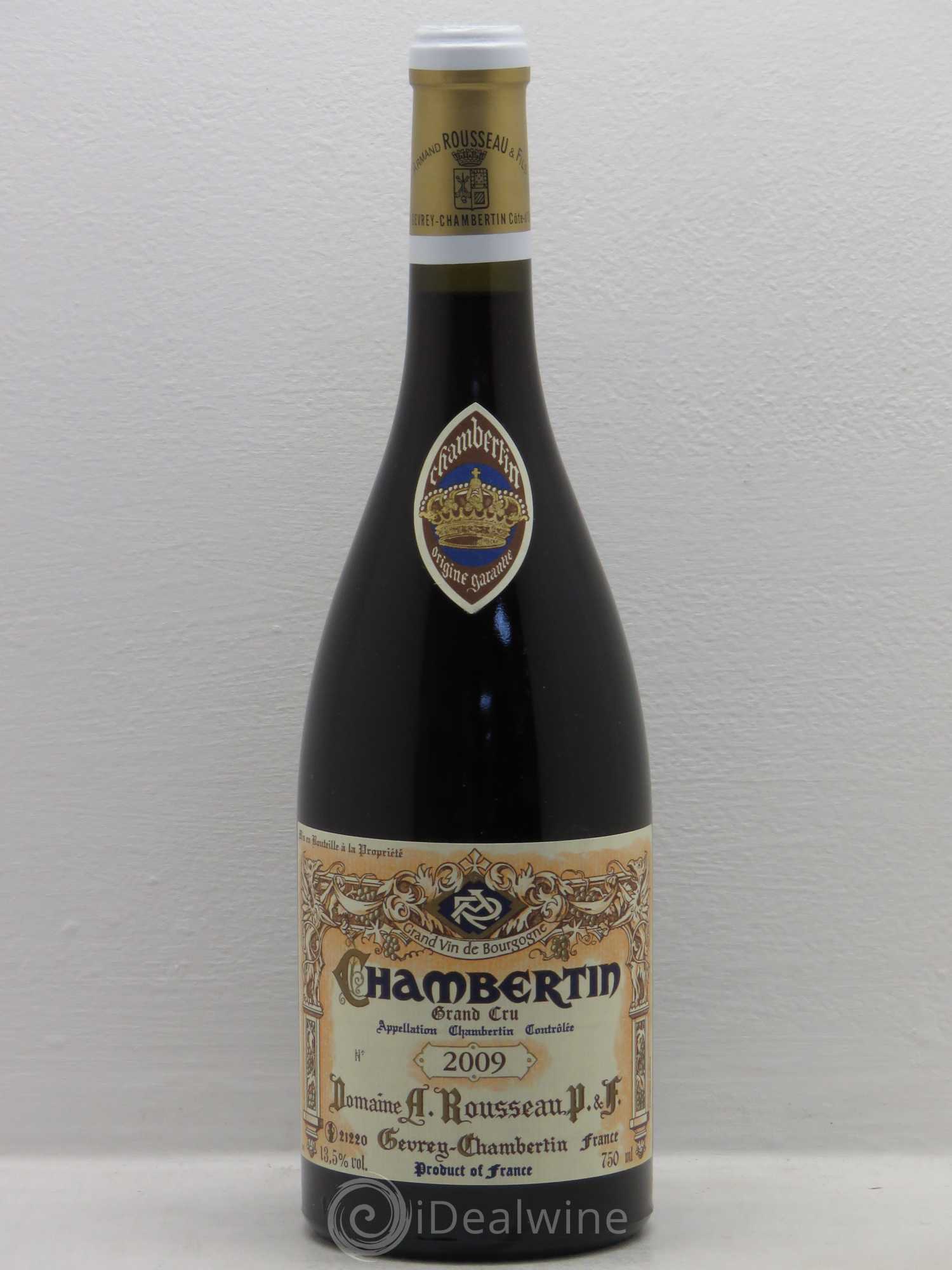 Chambertin Grand Cru Armand Rousseau (Domaine) 2009 - Lot de 1 bouteille - 0