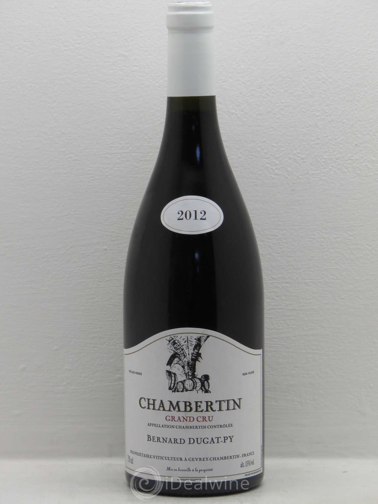Chambertin Grand Cru Vieilles Vignes Dugat-Py 2012 - Lot de 1 bouteille - 0