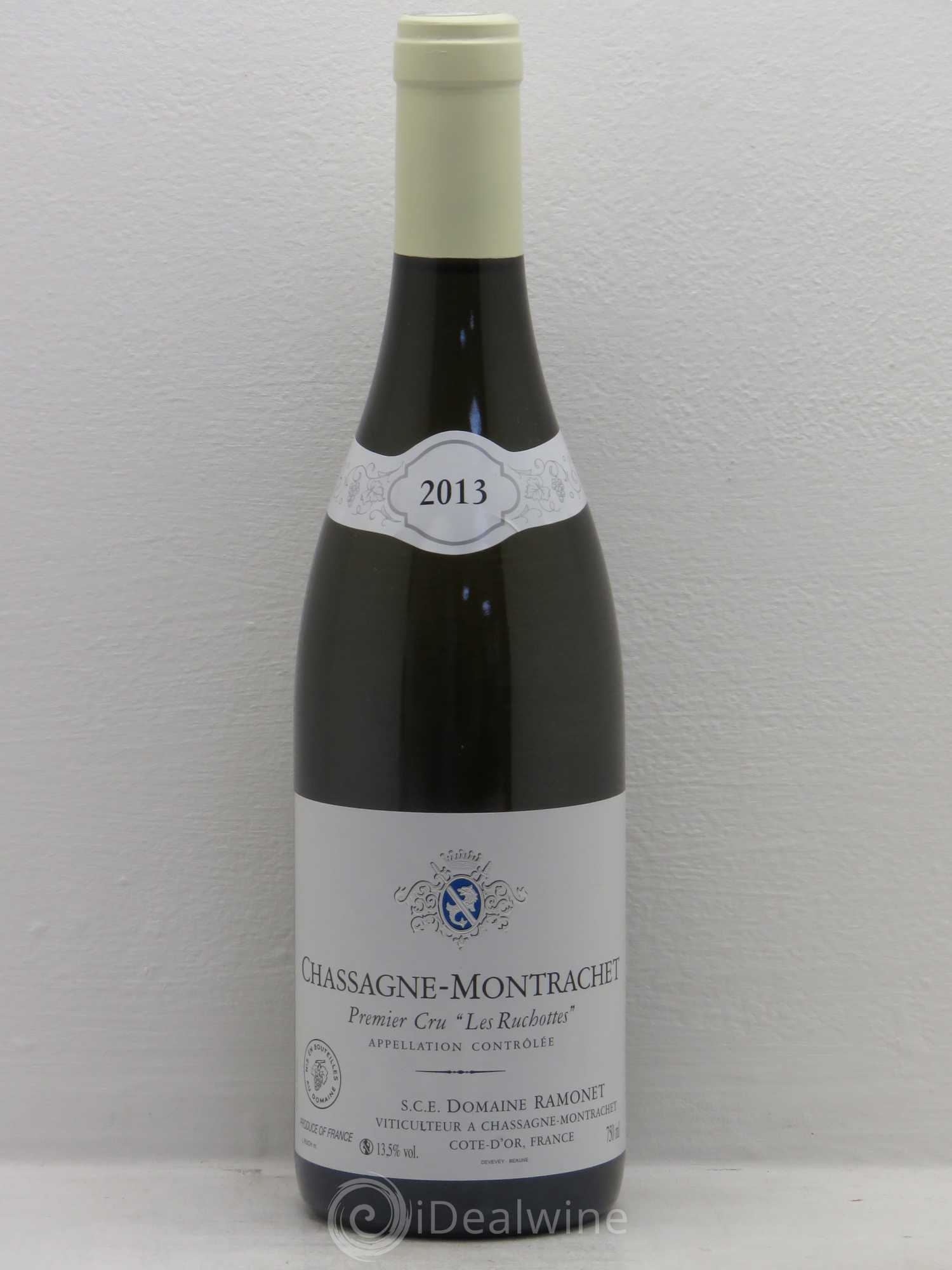 Chassagne-Montrachet 1er Cru Les Ruchottes Ramonet (Domaine) 2013 - Lot de 1 bouteille - 0
