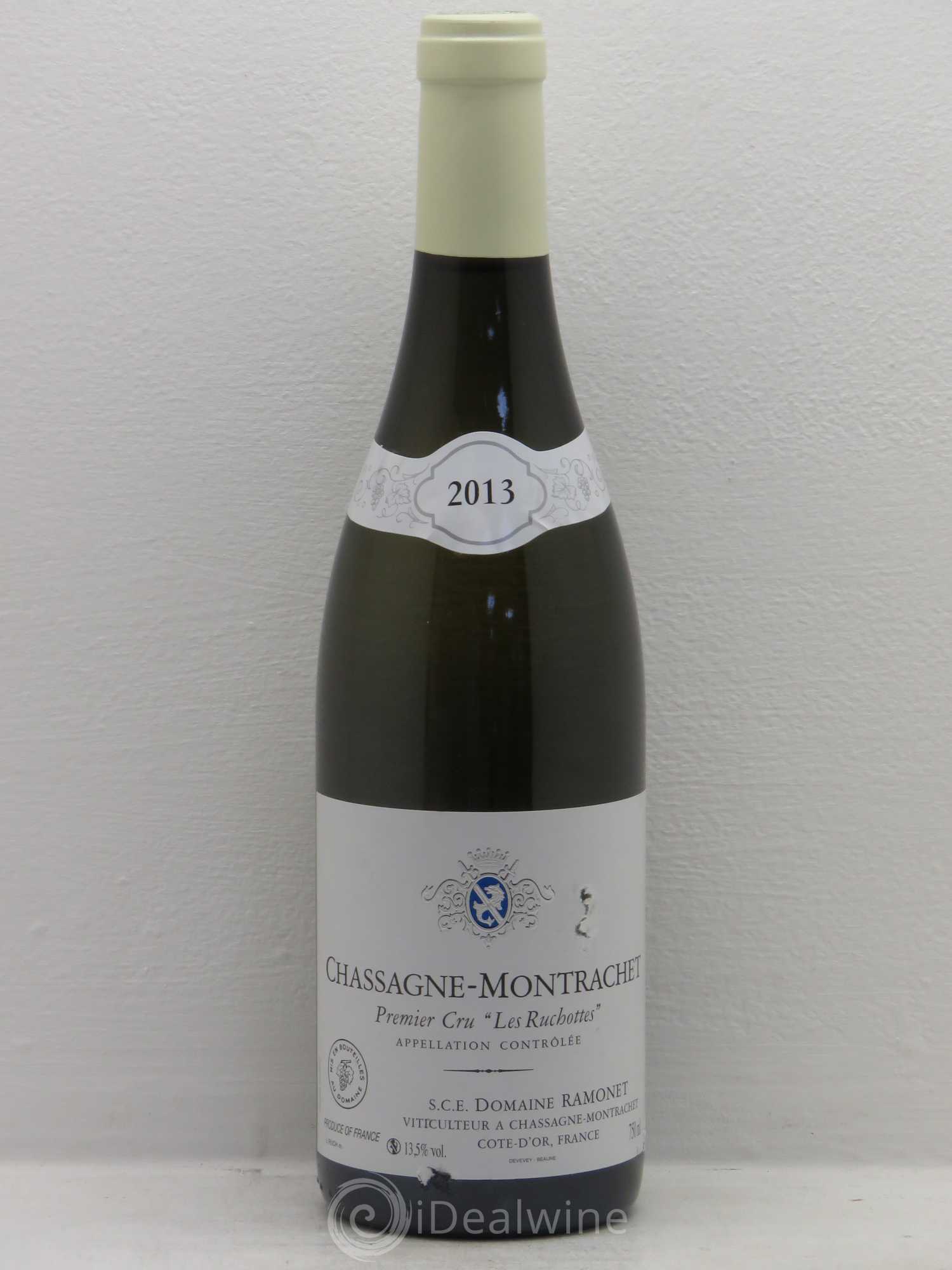 Chassagne-Montrachet 1er Cru Les Ruchottes Ramonet (Domaine) 2013 - Lot de 1 bouteille - 0