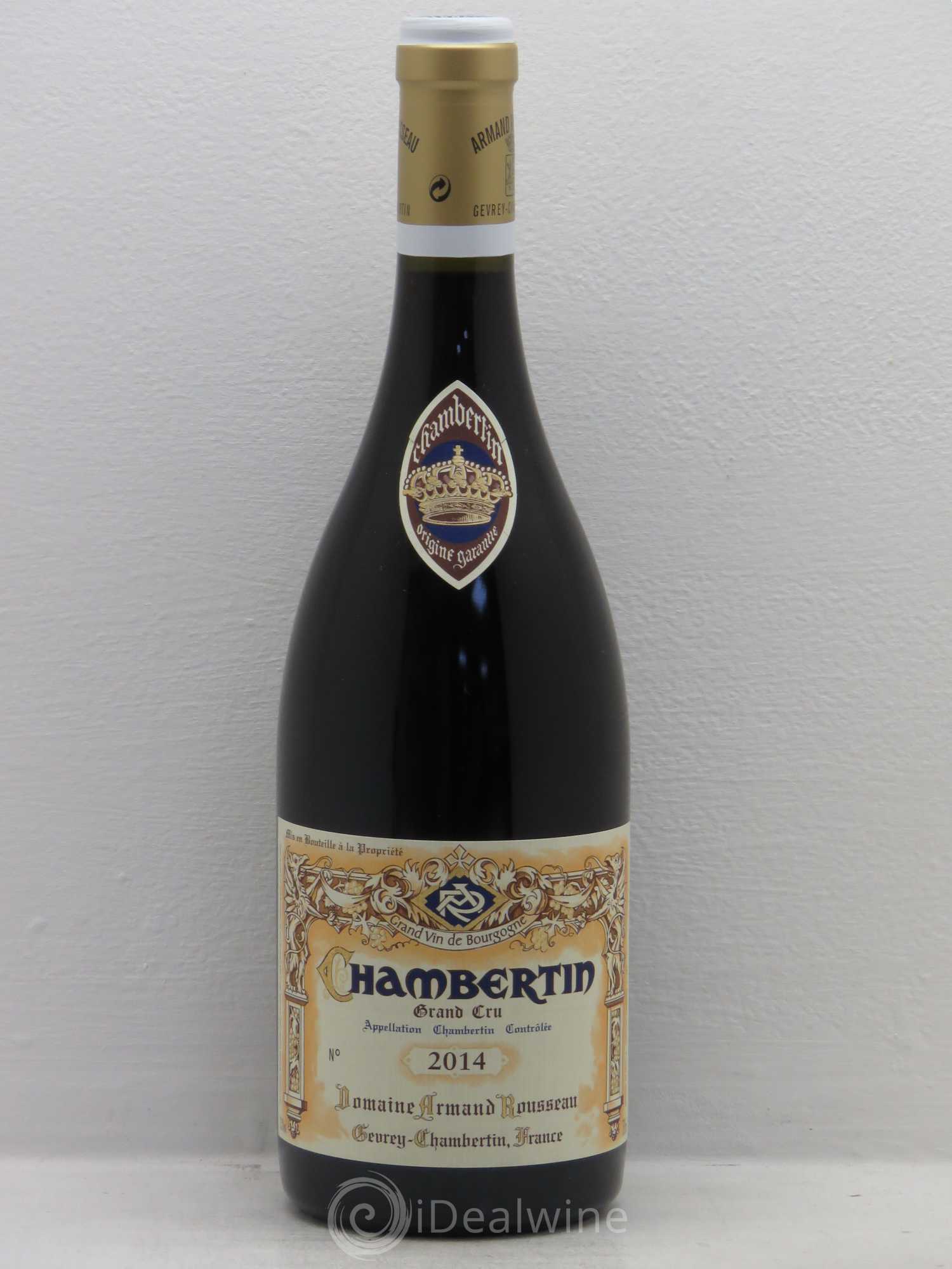 Chambertin Grand Cru Armand Rousseau (Domaine) 2014 - Lot de 1 bouteille - 0