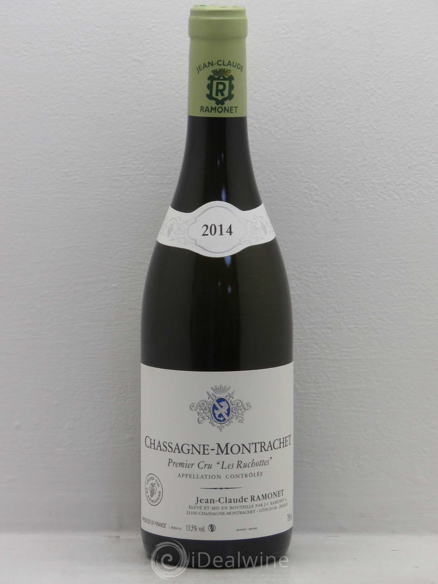 Chassagne-Montrachet 1er Cru Les Ruchottes Ramonet (Domaine) 2014 - Lot de 1 bouteille - 0