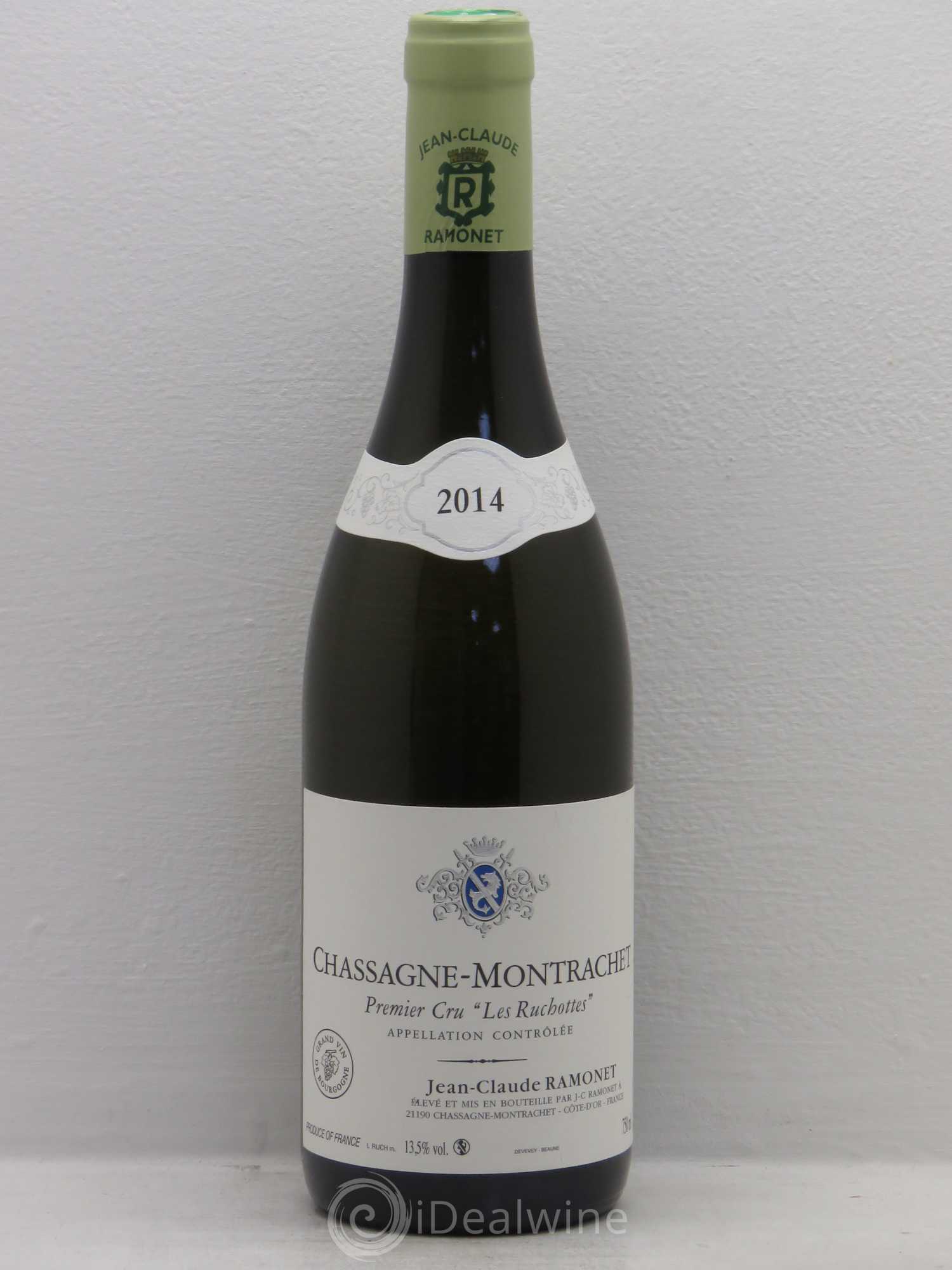 Chassagne-Montrachet 1er Cru Les Ruchottes Ramonet (Domaine) 2014 - Lot de 1 bouteille - 0