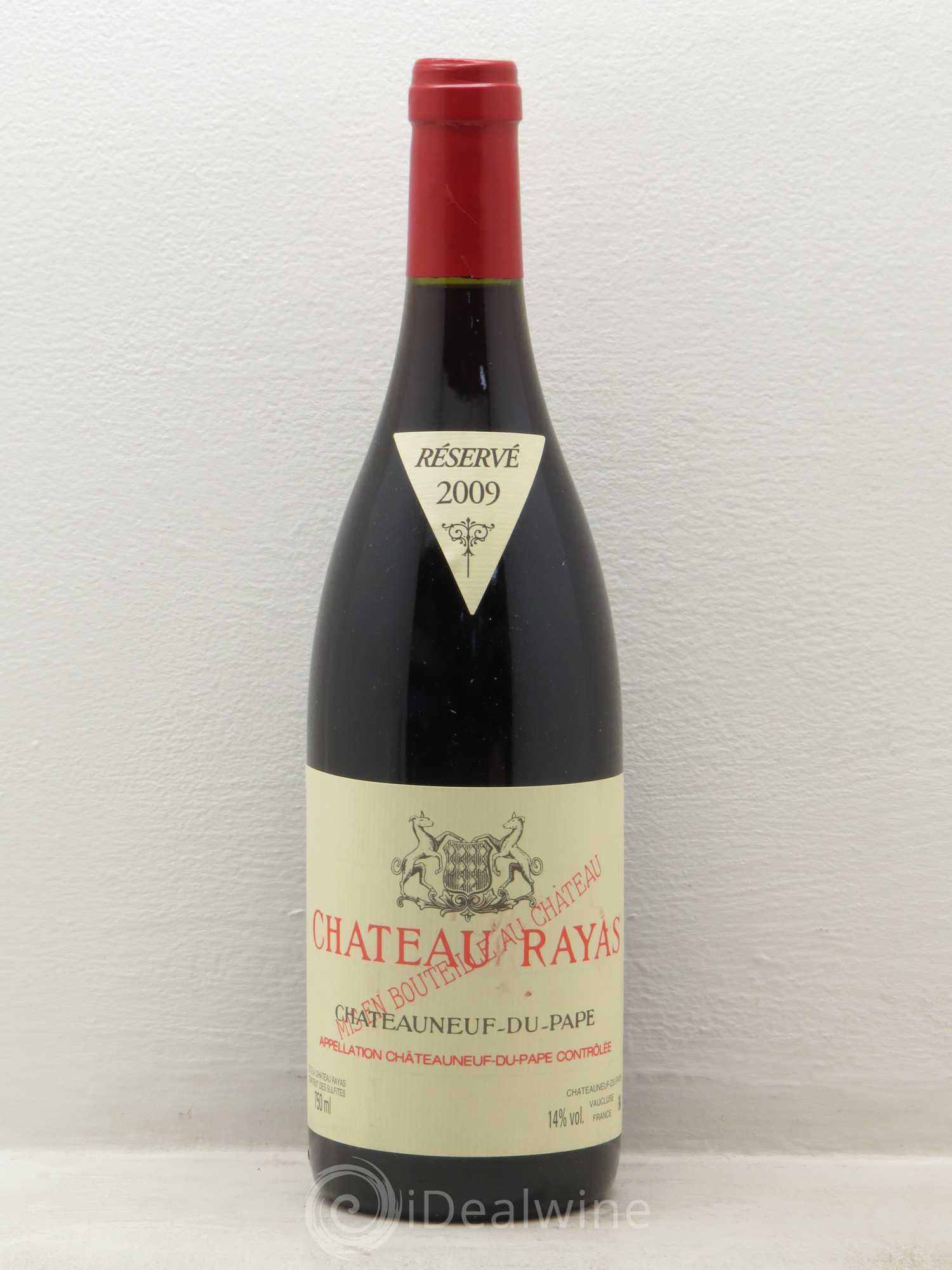 Châteauneuf-du-Pape Château Rayas Emmanuel Reynaud 2009 - Lot de 1 bouteille - 0