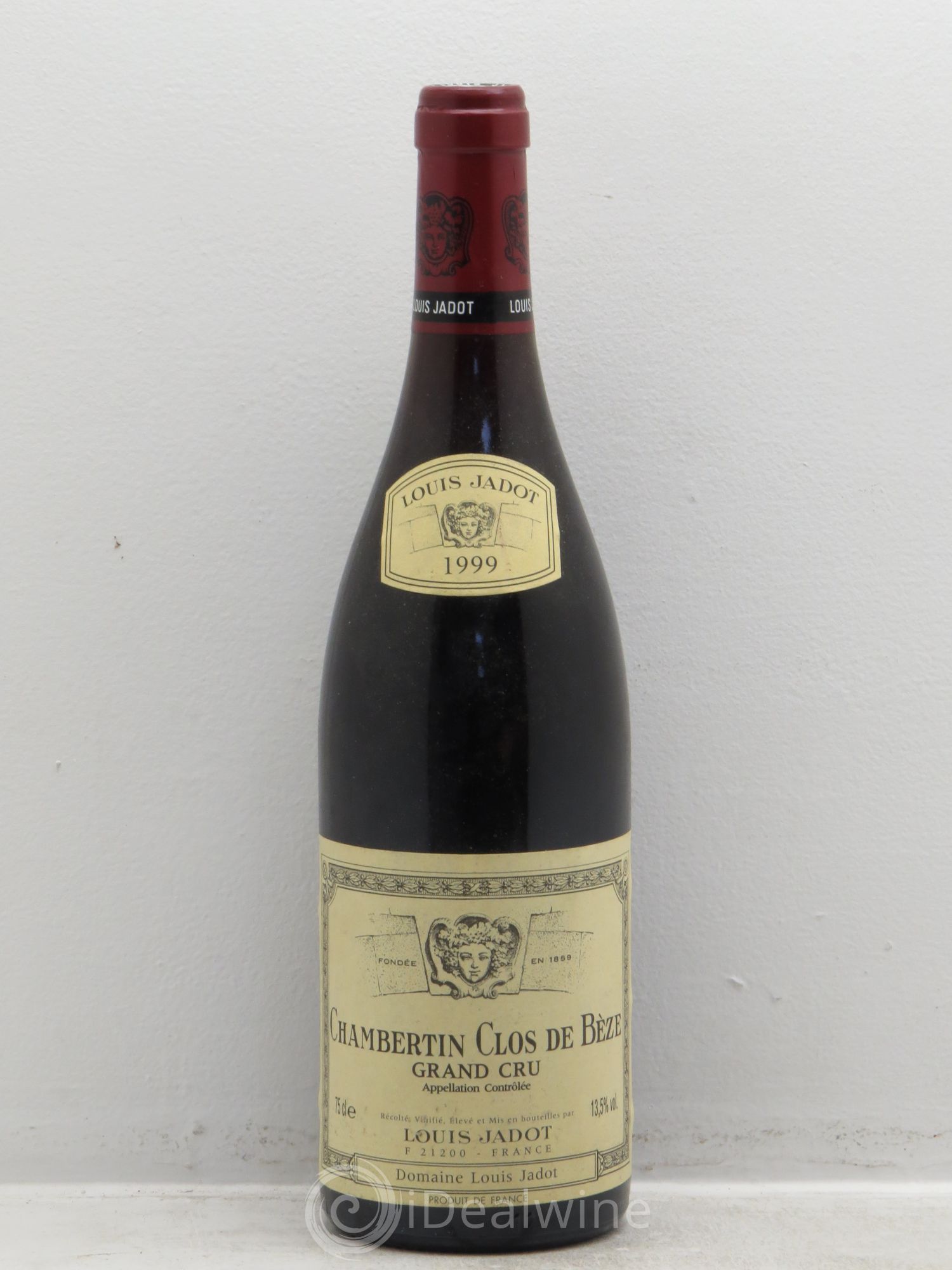 Chambertin Clos de Bèze Grand Cru Domaine Louis Jadot 1999 - Lot de 1 bouteille - 0