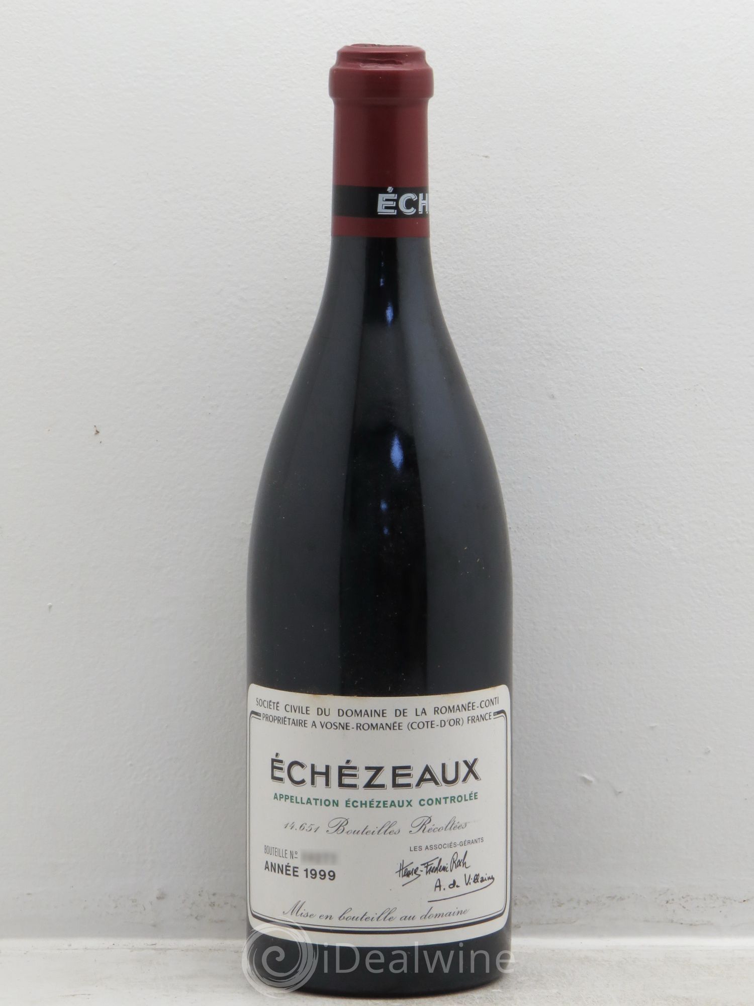 Echezeaux Grand Cru Domaine de la Romanée-Conti 1999 - Lot de 1 bouteille - 0
