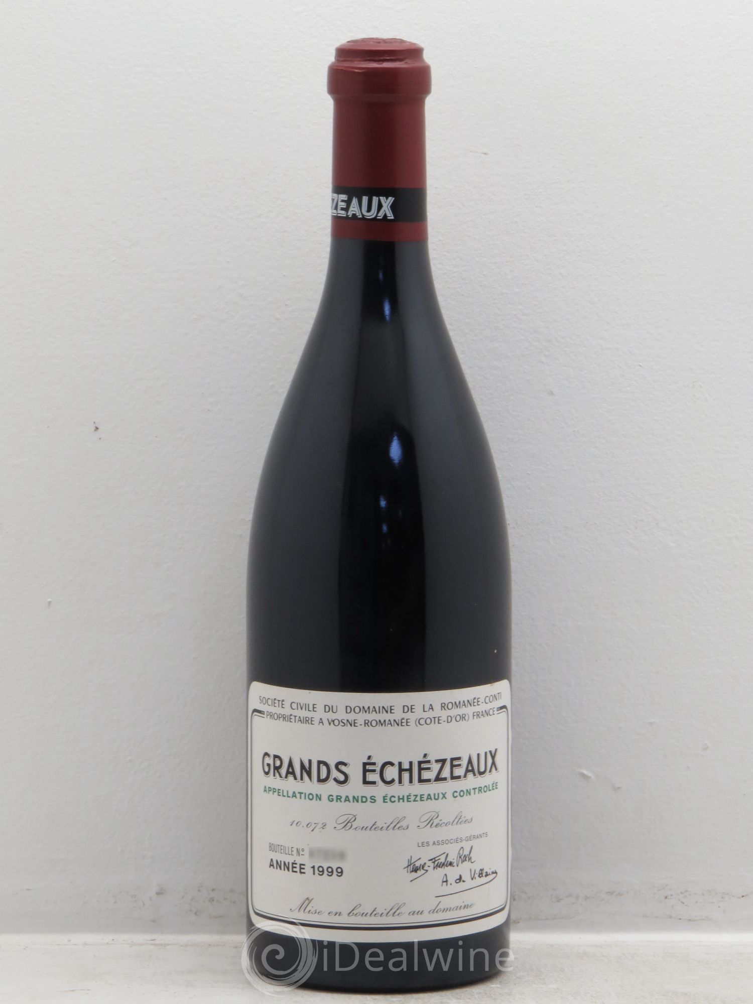 Grands-Echezeaux Grand Cru Domaine de la Romanée-Conti 1999 - Lot de 1 bouteille - 0