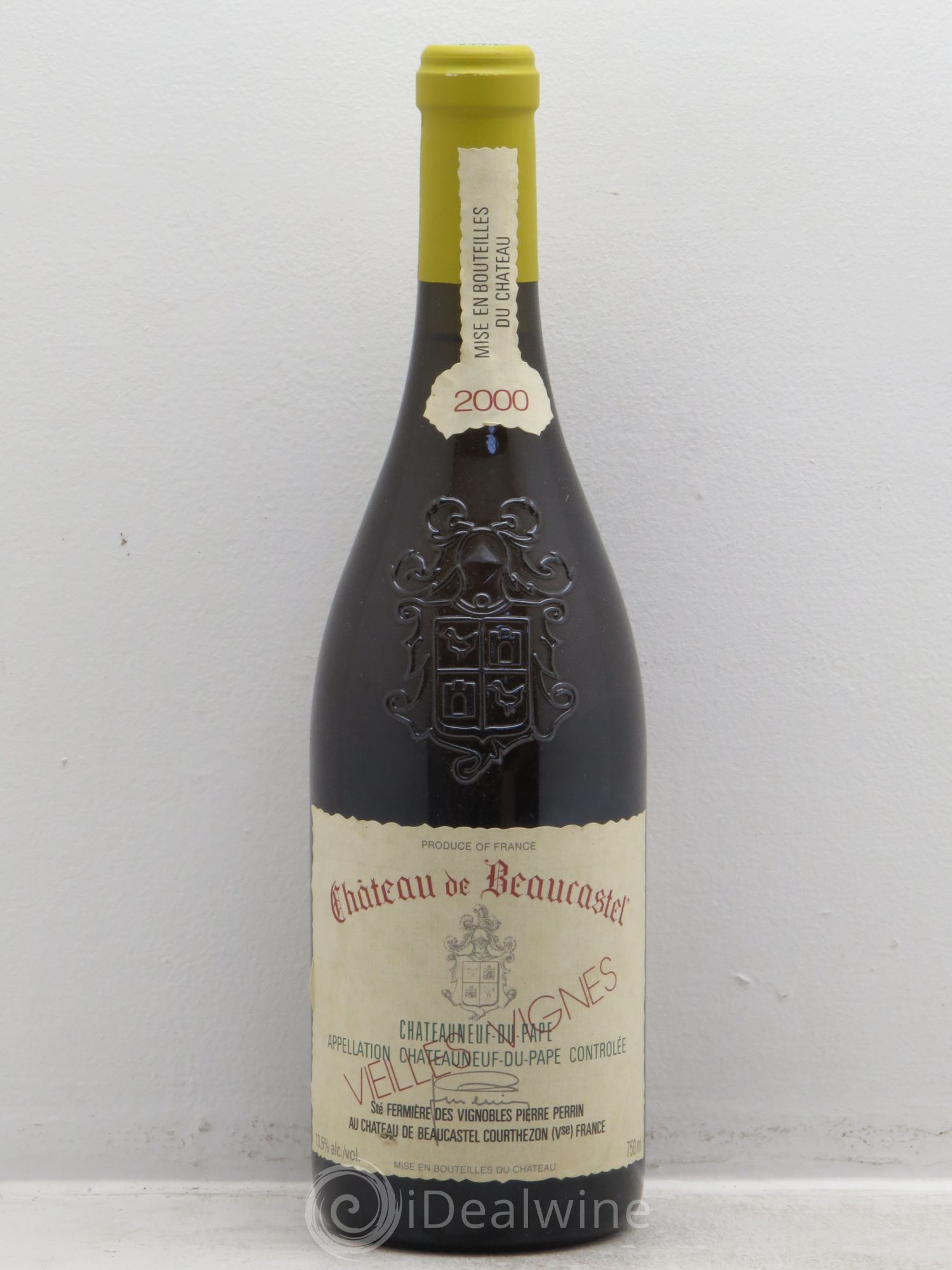 Châteauneuf-du-Pape Château de Beaucastel Famille Perrin 2000 - Posten von 1 Flasche - 0