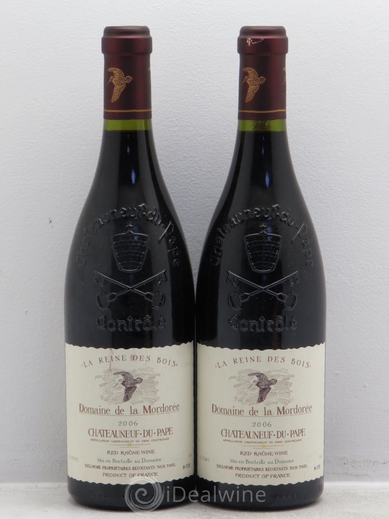 Châteauneuf-du-Pape Cuvée de la Reine des Bois La Mordorée (Domaine de) 2006 - Lot de 2 bouteilles - 0