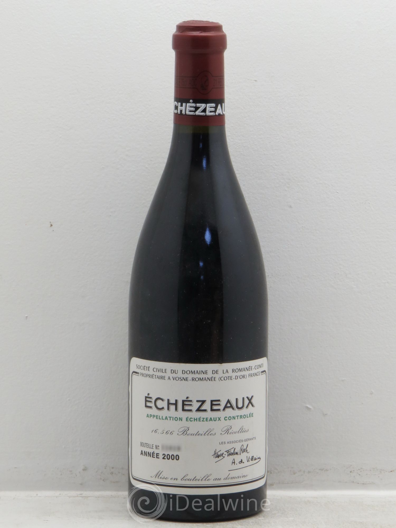 Echezeaux Grand Cru Domaine de la Romanée-Conti 2000 - Lot de 1 bouteille - 0