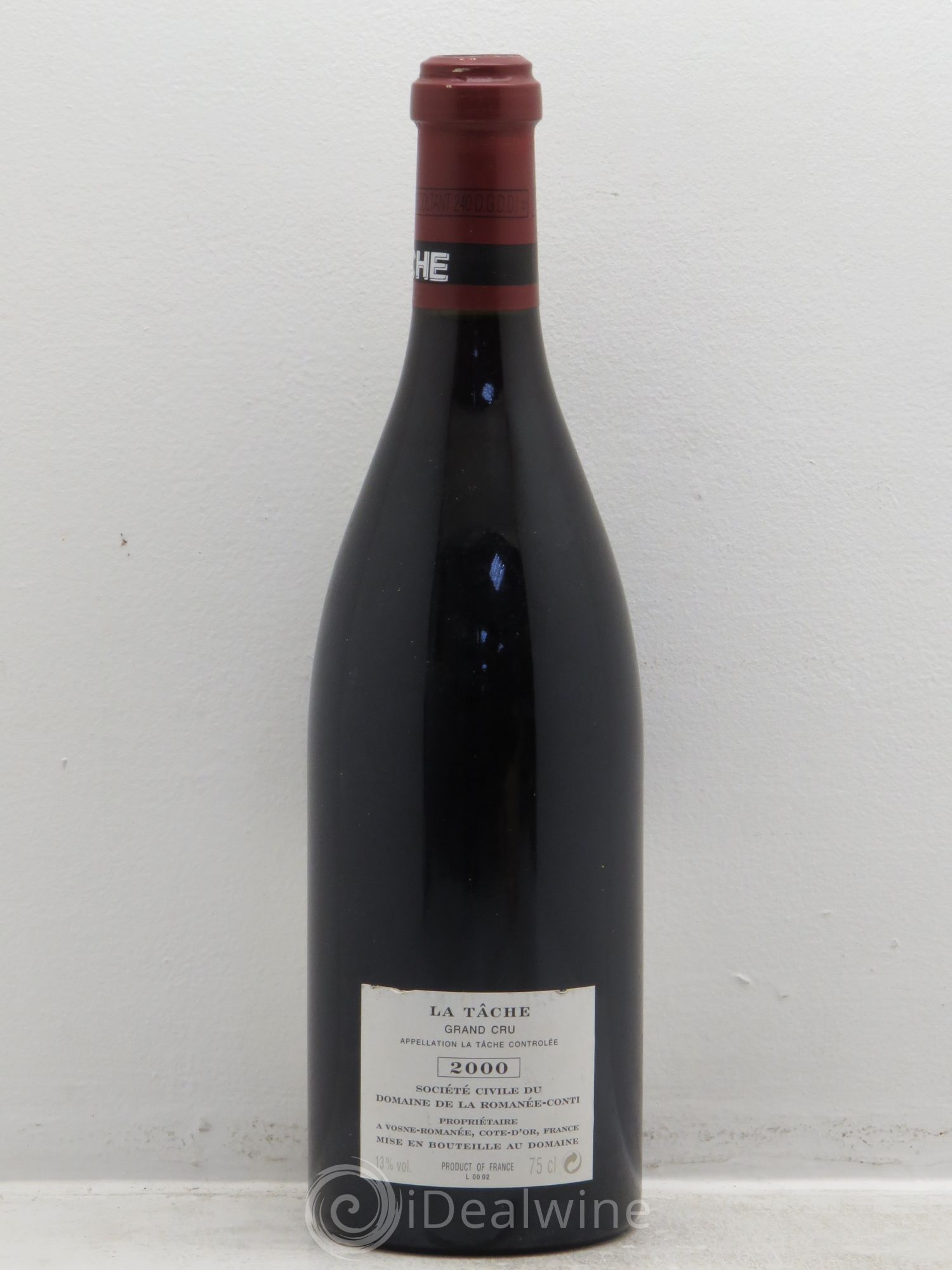 La Tâche Grand Cru Domaine de la Romanée-Conti 2000 - Lot de 1 bouteille - 1