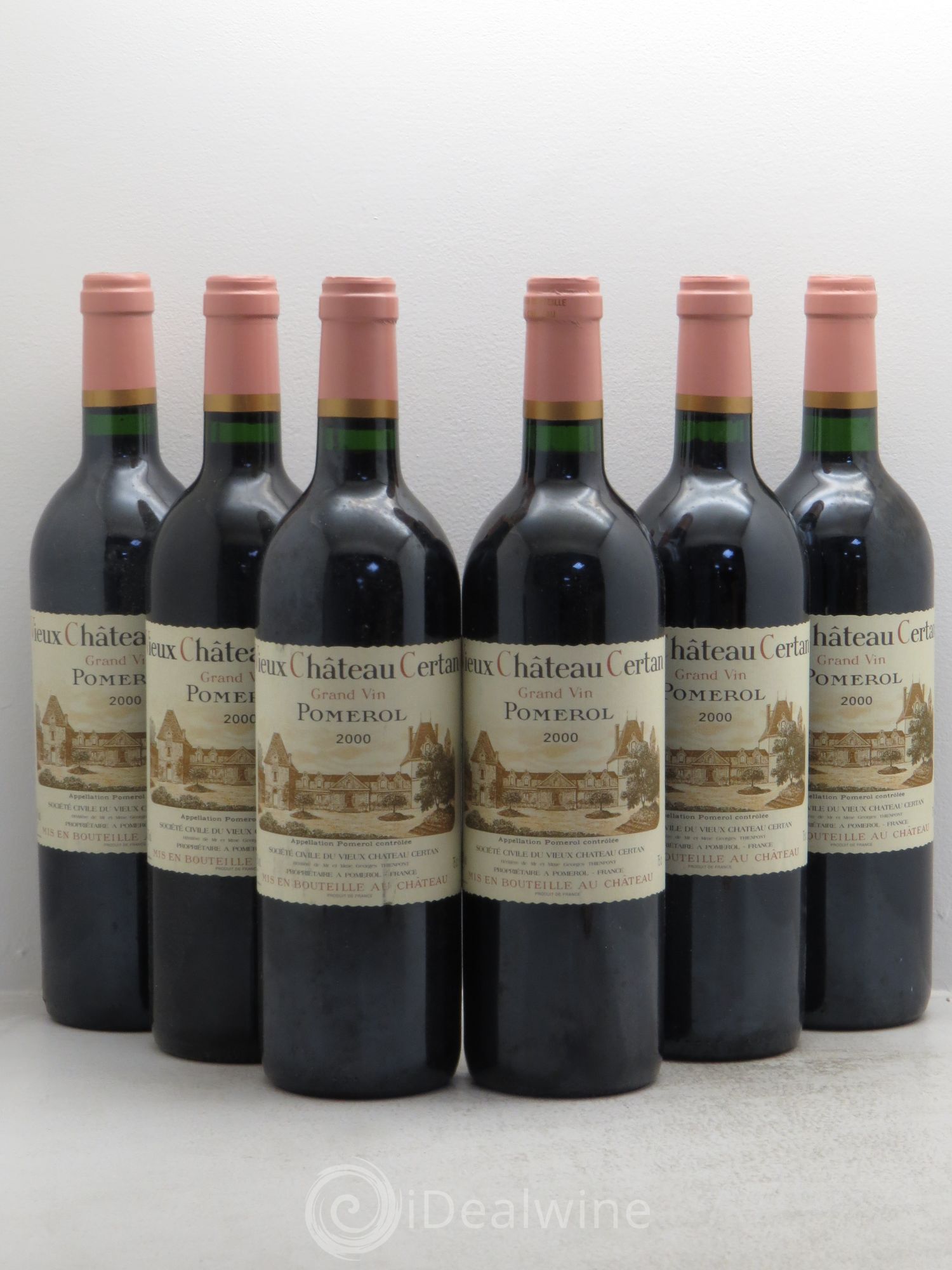 Vieux Château Certan 2000 - Lot de 6 bouteilles - 0