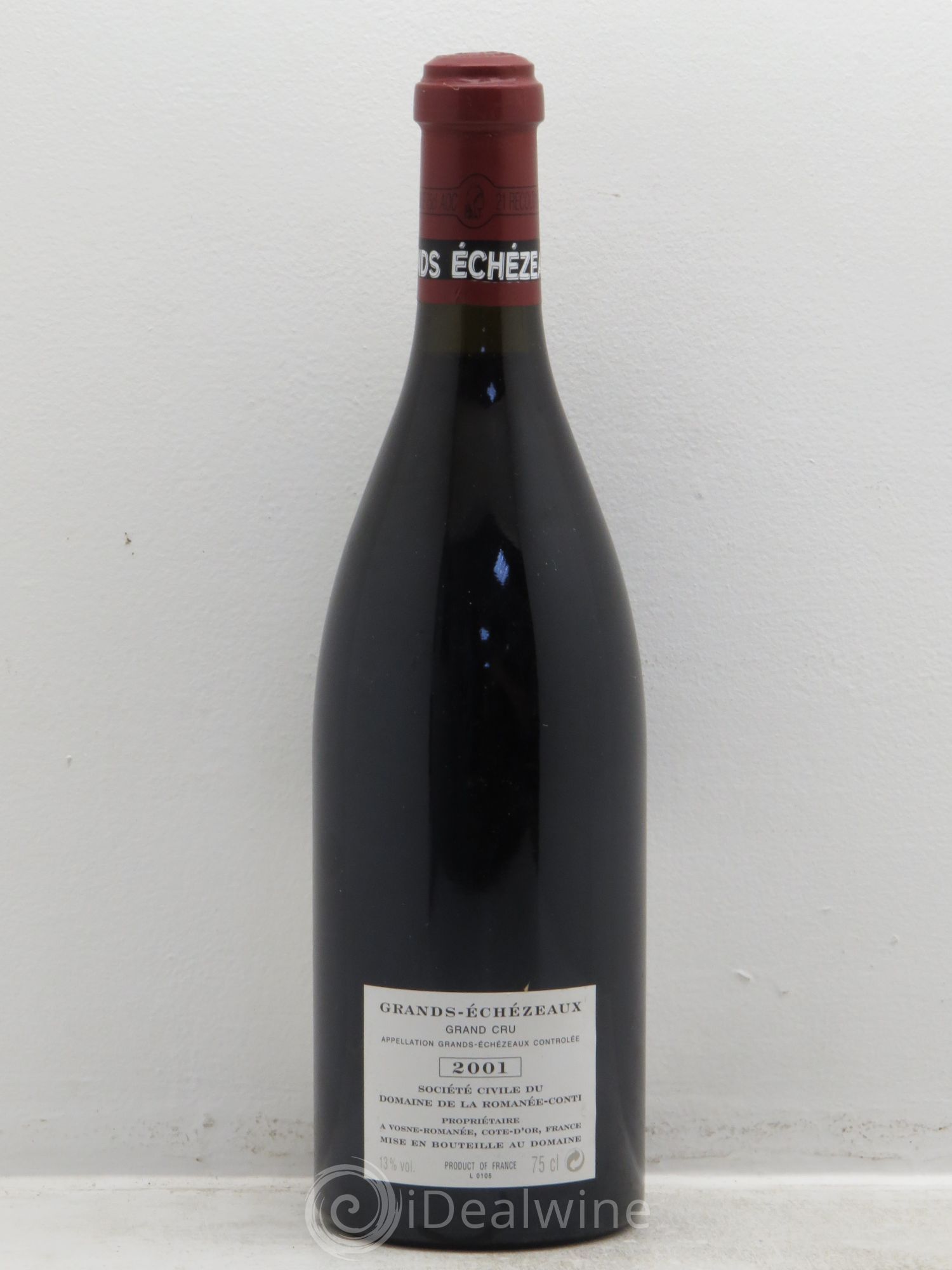 Grands-Echezeaux Grand Cru Domaine de la Romanée-Conti 2001 - Lot de 1 bouteille - 1